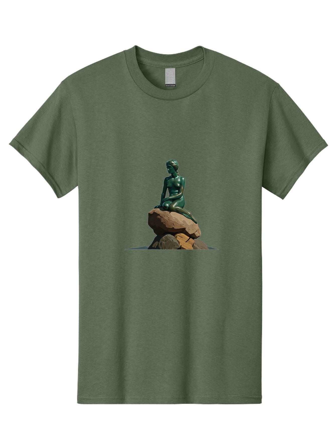 Little-Mermaid-Statue Men'S Graphic Tee, 100% Cotton, Comfortable Casual Summer Wear, Machine Washable, Vintage Camera, Old Camera, Antique Camera, Black Camera, Classic Photography, Photography Equipment, Nostalgic Device, Film Camera, Bao609 12