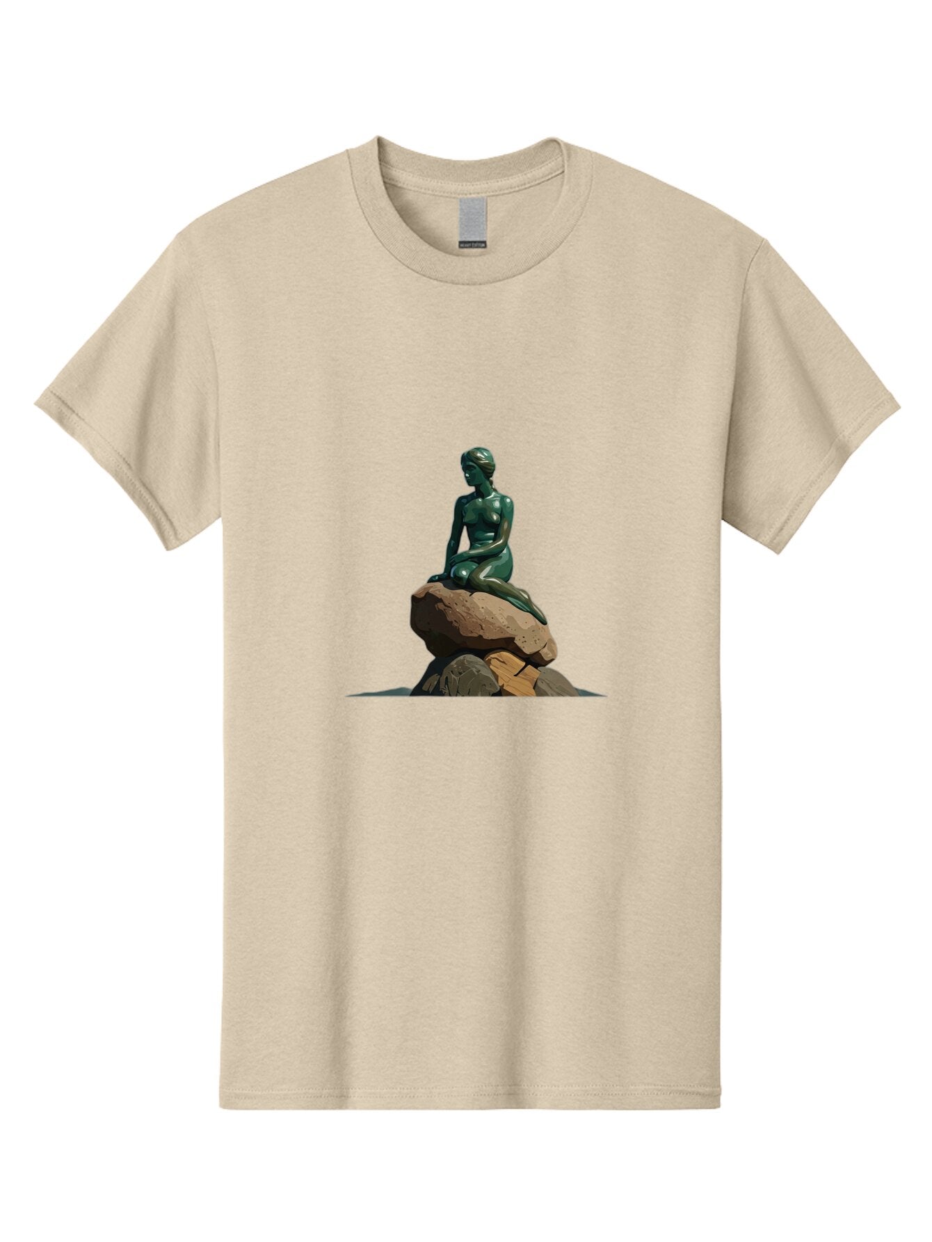 Little-Mermaid-Statue Men'S Graphic Tee, 100% Cotton, Comfortable Casual Summer Wear, Machine Washable, Vintage Camera, Old Camera, Antique Camera, Black Camera, Classic Photography, Photography Equipment, Nostalgic Device, Film Camera, Bao609 4