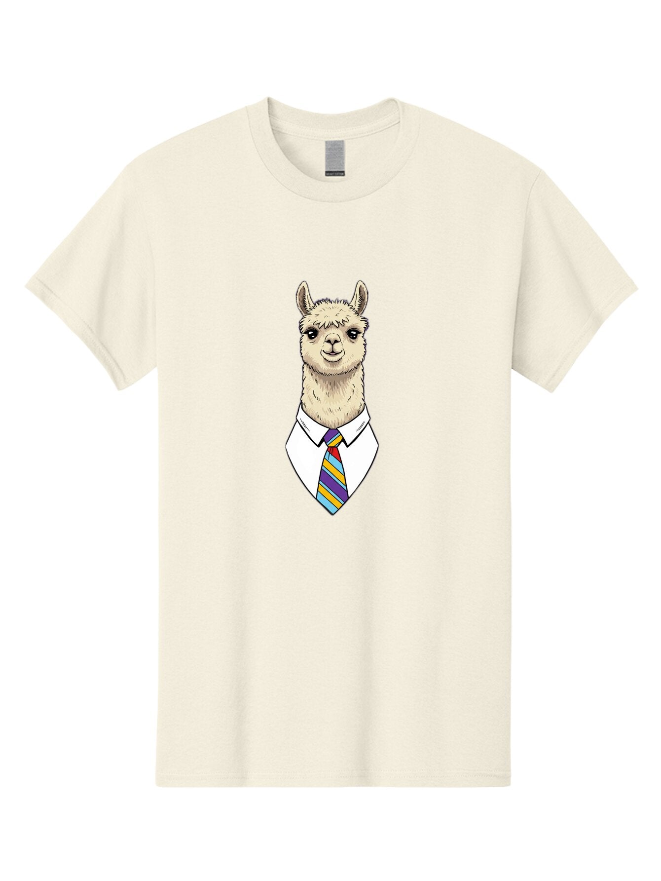 Llama-In-Suit-1 Men'S Graphic Tee, 100% Cotton, Comfortable Casual Summer Wear, Machine Washable, Vintage Camera, Old Camera, Antique Camera, Black Camera, Classic Photography, Photography Equipment, Nostalgic Device, Film Camera, Camera Art Bao611