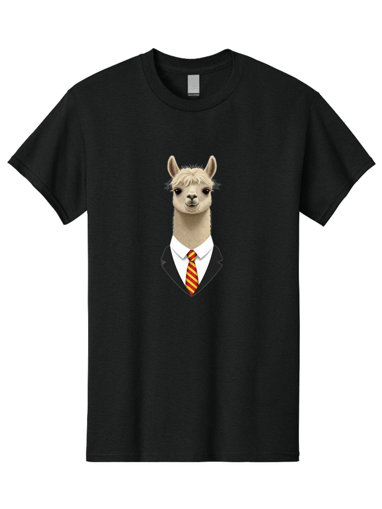 Llama-In-Suit-And-Tie Men'S Graphic Tee, 100% Cotton, Comfortable Casual Summer Wear, Machine Washable, Vintage Camera, Old Camera, Antique Camera, Black Camera, Classic Photography, Photography Equipment, Nostalgic Device, Film Camera, Bao613 15