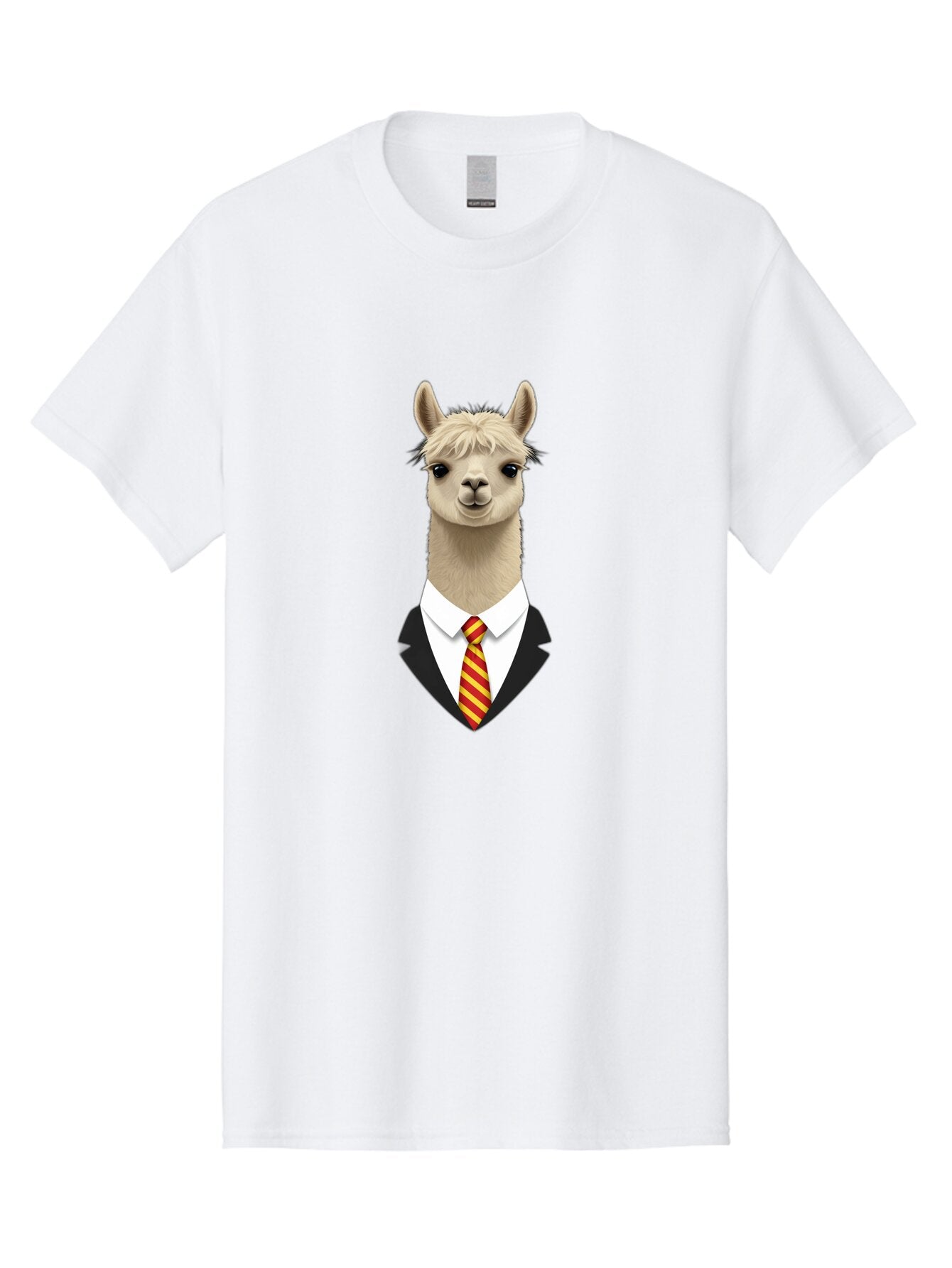 Llama-In-Suit-And-Tie Men'S Graphic Tee, 100% Cotton, Comfortable Casual Summer Wear, Machine Washable, Vintage Camera, Old Camera, Antique Camera, Black Camera, Classic Photography, Photography Equipment, Nostalgic Device, Film Camera, Bao613 13