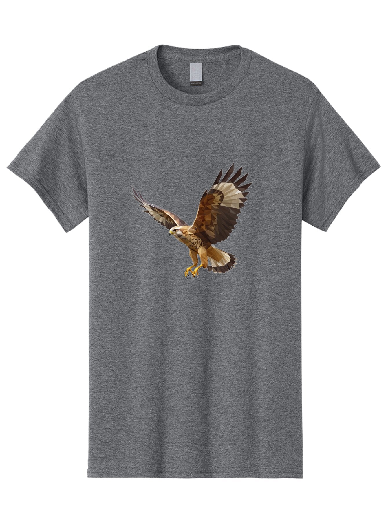 Low-Poly-Eagle-Flying Men'S Graphic Tee, 100% Cotton, Comfortable Casual Summer Wear, Machine Washable, Vintage Camera, Old Camera, Antique Camera, Black Camera, Classic Photography, Photography Equipment, Nostalgic Device, Film Camera, Bao618 4
