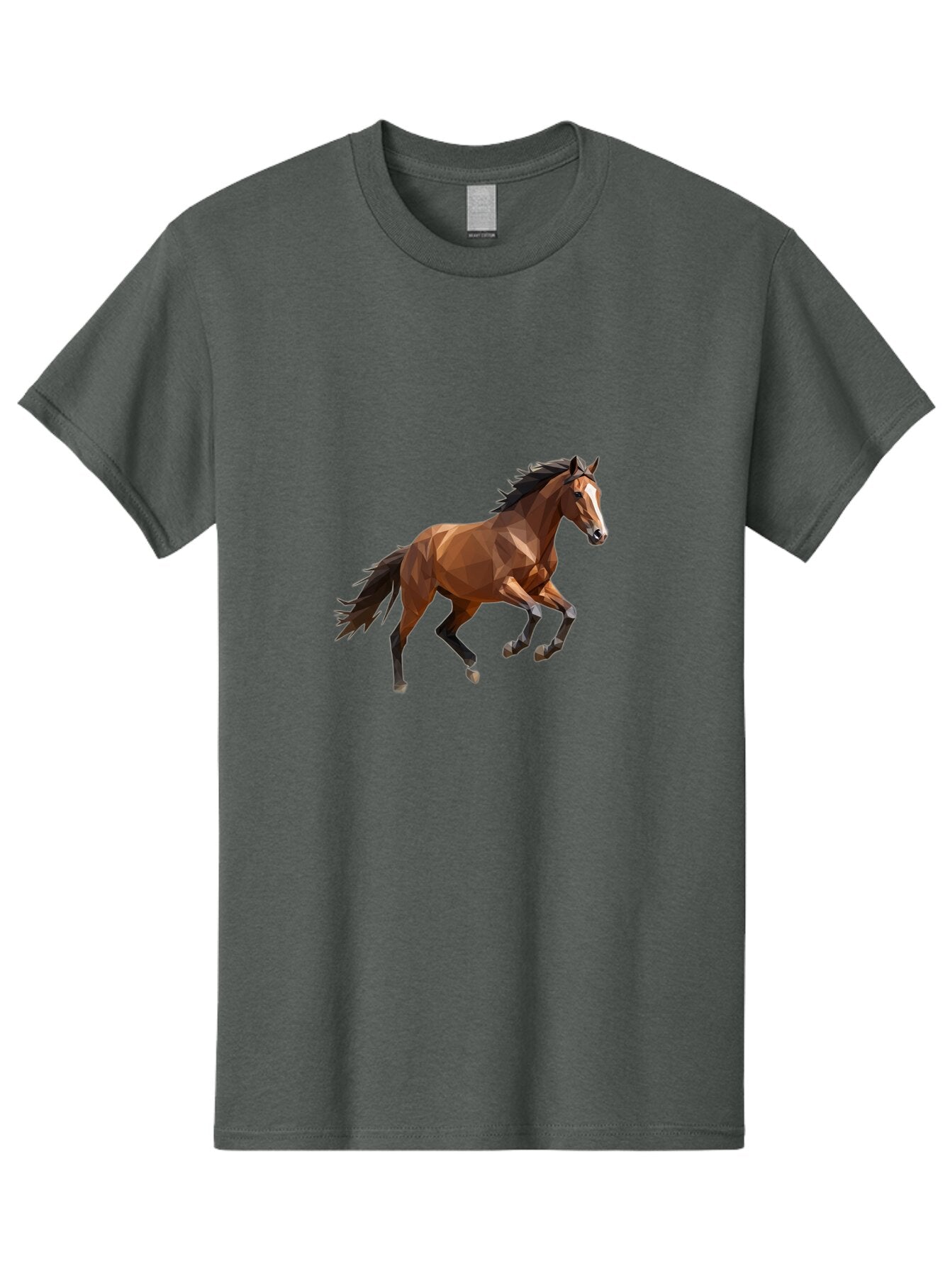 Low-Poly-Horse Men'S Graphic Tee, 100% Cotton, Comfortable Casual Summer Wear, Machine Washable, Vintage Camera, Old Camera, Antique Camera, Black Camera, Classic Photography, Photography Equipment, Nostalgic Device, Film Camera, Camera Art Bao619 15