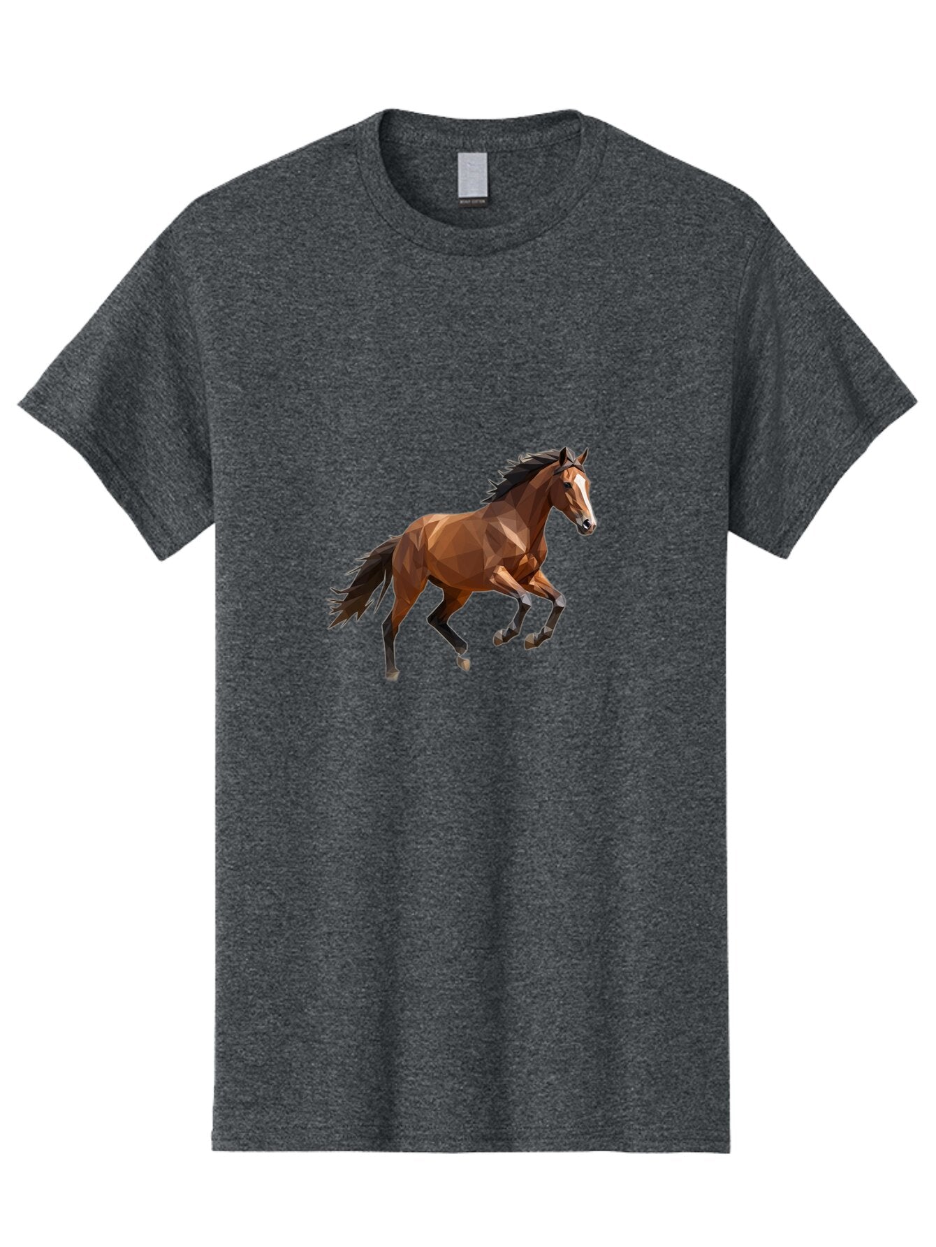 Low-Poly-Horse Men'S Graphic Tee, 100% Cotton, Comfortable Casual Summer Wear, Machine Washable, Vintage Camera, Old Camera, Antique Camera, Black Camera, Classic Photography, Photography Equipment, Nostalgic Device, Film Camera, Camera Art Bao619 13