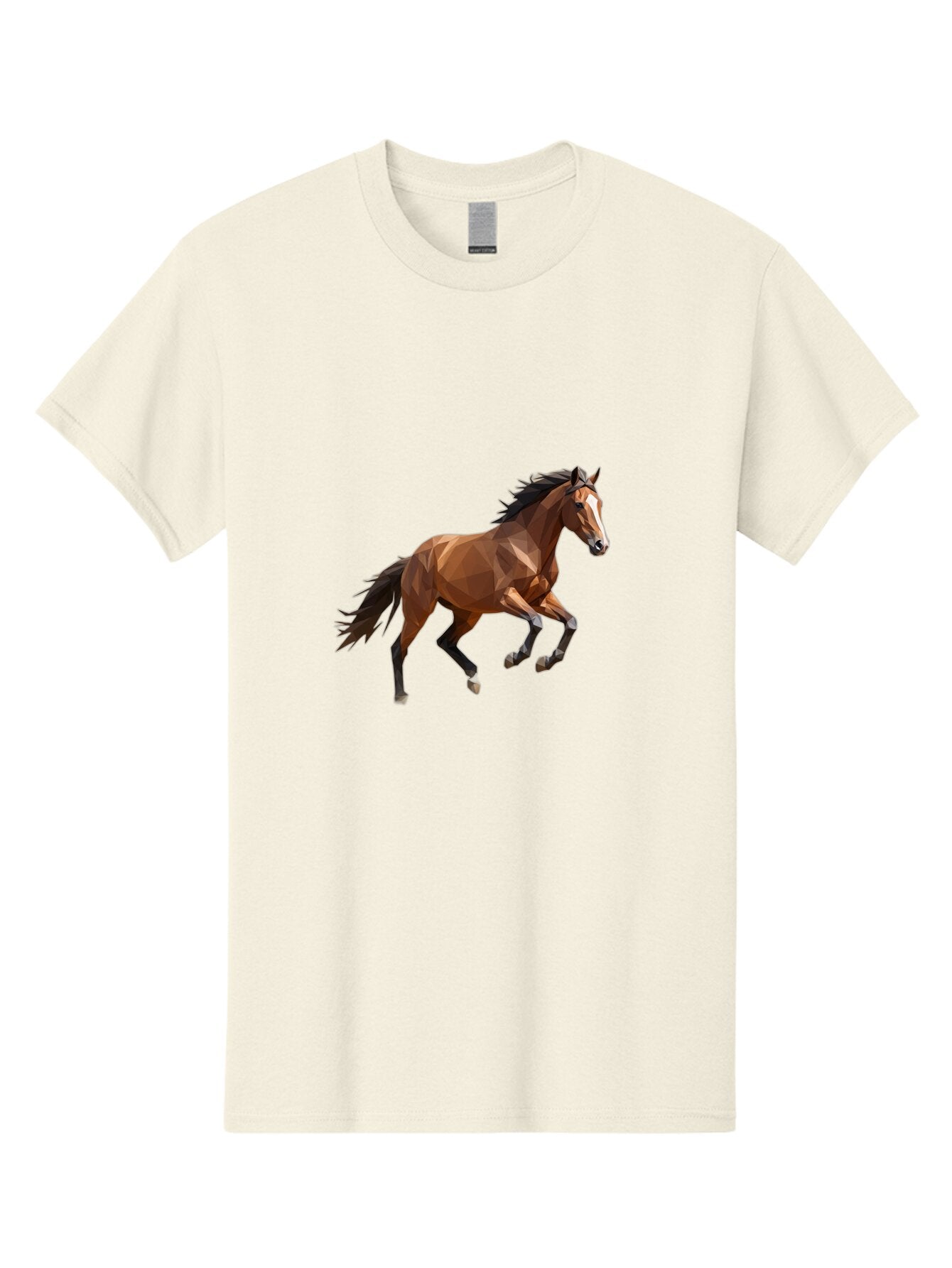Low-Poly-Horse Men'S Graphic Tee, 100% Cotton, Comfortable Casual Summer Wear, Machine Washable, Vintage Camera, Old Camera, Antique Camera, Black Camera, Classic Photography, Photography Equipment, Nostalgic Device, Film Camera, Camera Art Bao619