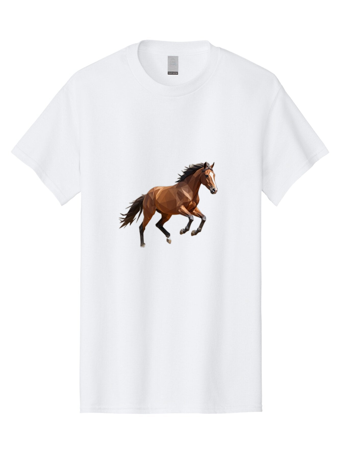 Low-Poly-Horse Men'S Graphic Tee, 100% Cotton, Comfortable Casual Summer Wear, Machine Washable, Vintage Camera, Old Camera, Antique Camera, Black Camera, Classic Photography, Photography Equipment, Nostalgic Device, Film Camera, Camera Art Bao619 9