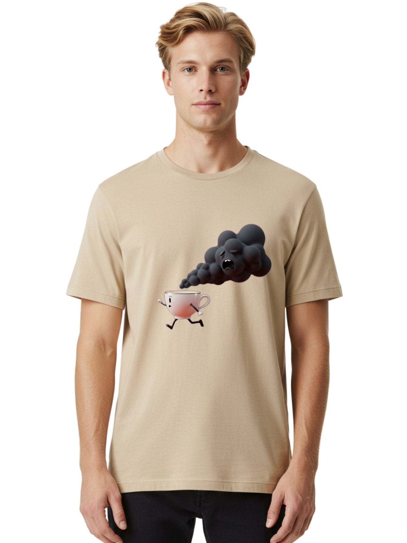 Mad-Cloud-Coffee Men'S Graphic Tee, 100% Cotton, Comfortable Casual Summer Wear, Machine Washable, Vintage Camera, Old Camera, Antique Camera, Black Camera, Classic Photography, Photography Equipment, Nostalgic Device, Film Camera, Camera Art Bao621 24