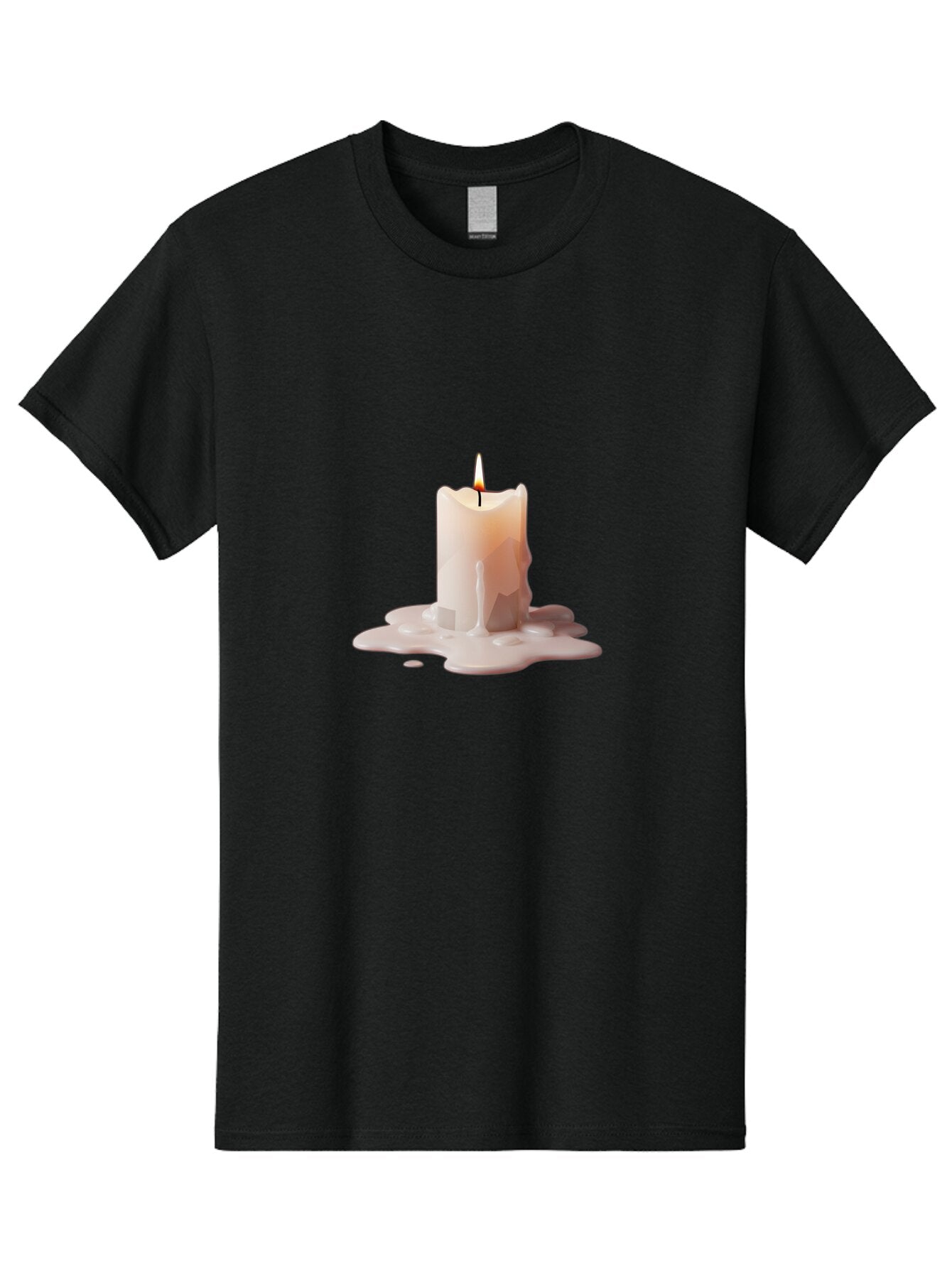 Melted-Candle-1 Men'S Graphic Tee, 100% Cotton, Comfortable Casual Summer Wear, Machine Washable, Vintage Camera, Old Camera, Antique Camera, Black Camera, Classic Photography, Photography Equipment, Nostalgic Device, Film Camera, Camera Art Bao639 4