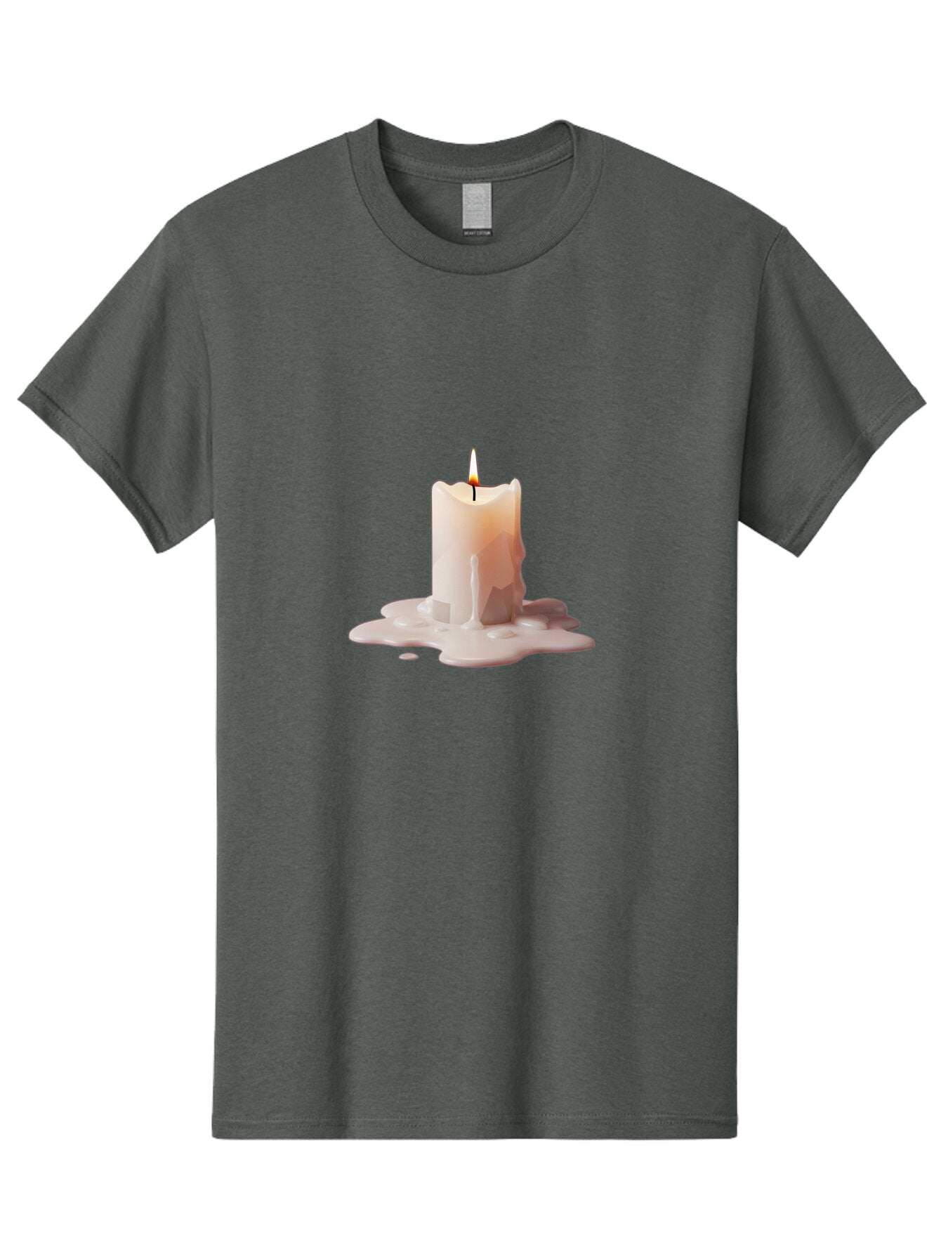 Melted-Candle-1 Men'S Graphic Tee, 100% Cotton, Comfortable Casual Summer Wear, Machine Washable, Vintage Camera, Old Camera, Antique Camera, Black Camera, Classic Photography, Photography Equipment, Nostalgic Device, Film Camera, Camera Art Bao639 3