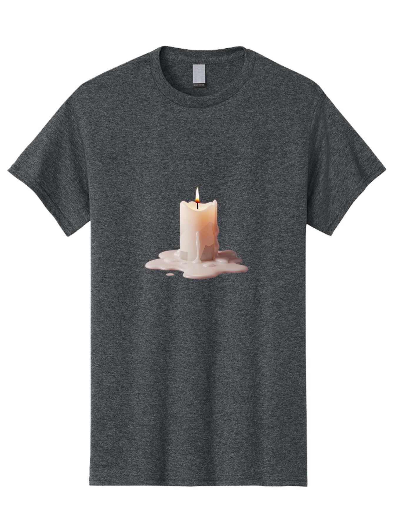 Melted-Candle-1 Men'S Graphic Tee, 100% Cotton, Comfortable Casual Summer Wear, Machine Washable, Vintage Camera, Old Camera, Antique Camera, Black Camera, Classic Photography, Photography Equipment, Nostalgic Device, Film Camera, Camera Art Bao639