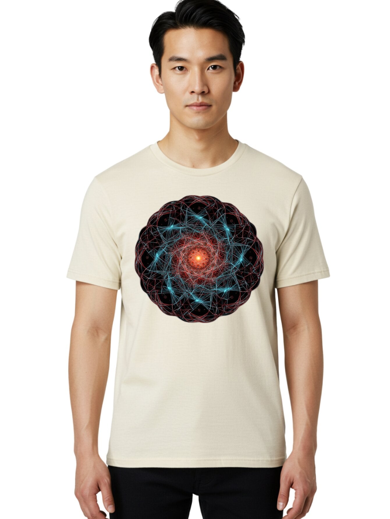 Metatron-Cube Men'S Graphic Tee, 100% Cotton, Comfortable Casual Summer Wear, Machine Washable, Vintage Camera, Old Camera, Antique Camera, Black Camera, Classic Photography, Photography Equipment, Nostalgic Device, Film Camera, Camera Art Bao650 17