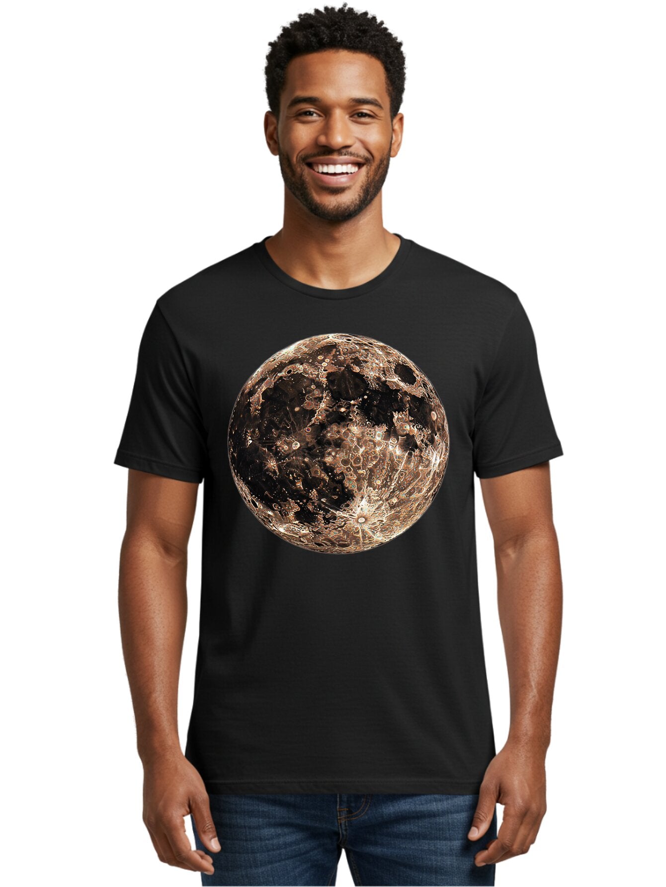 Moon-1 Men'S Graphic Tee, 100% Cotton, Comfortable Casual Summer Wear, Machine Washable, Vintage Camera, Old Camera, Antique Camera, Black Camera, Classic Photography, Photography Equipment, Nostalgic Device, Film Camera, Camera Art Bao665 24