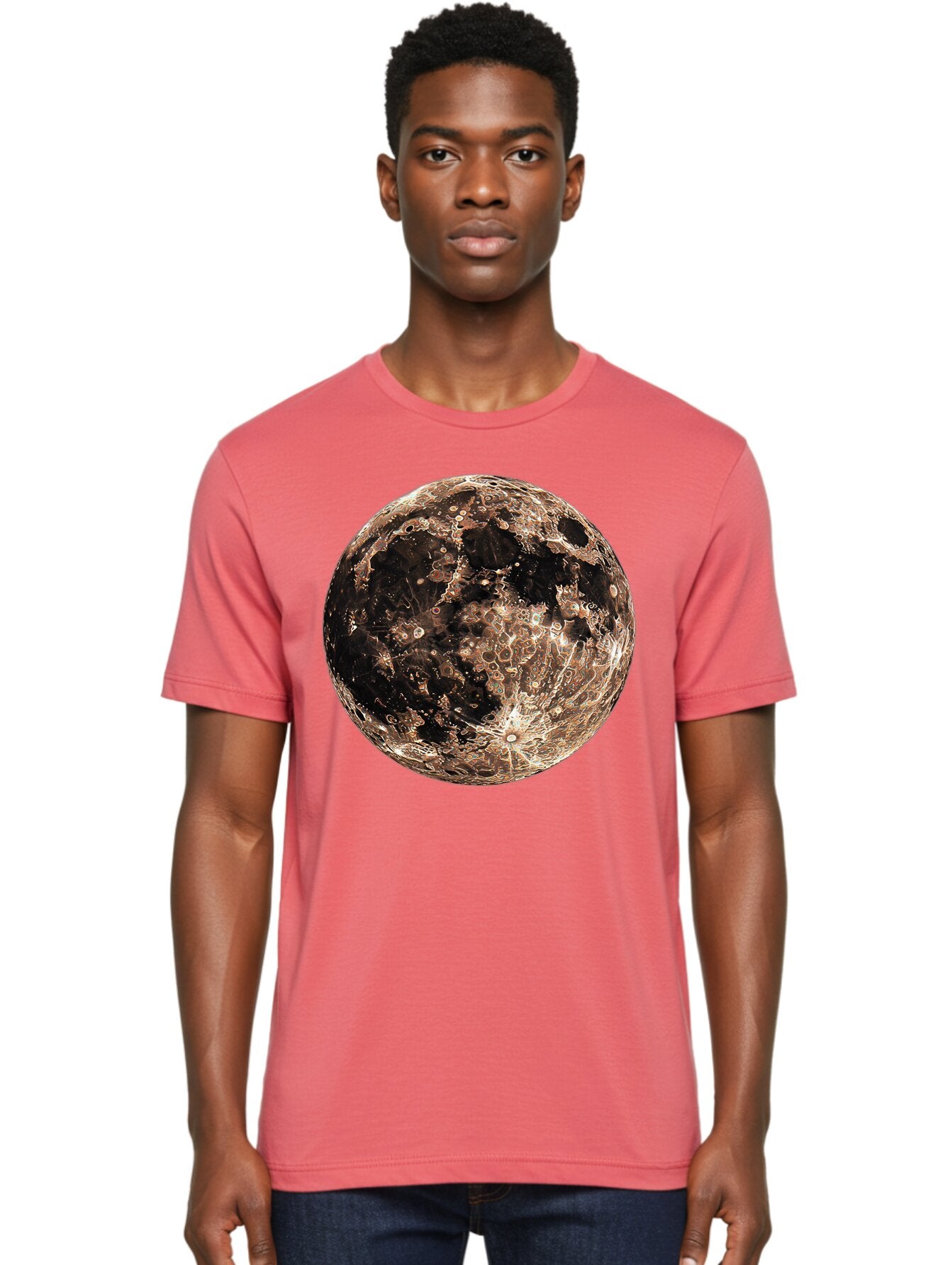 Moon-1 Men'S Graphic Tee, 100% Cotton, Comfortable Casual Summer Wear, Machine Washable, Vintage Camera, Old Camera, Antique Camera, Black Camera, Classic Photography, Photography Equipment, Nostalgic Device, Film Camera, Camera Art Bao665 17