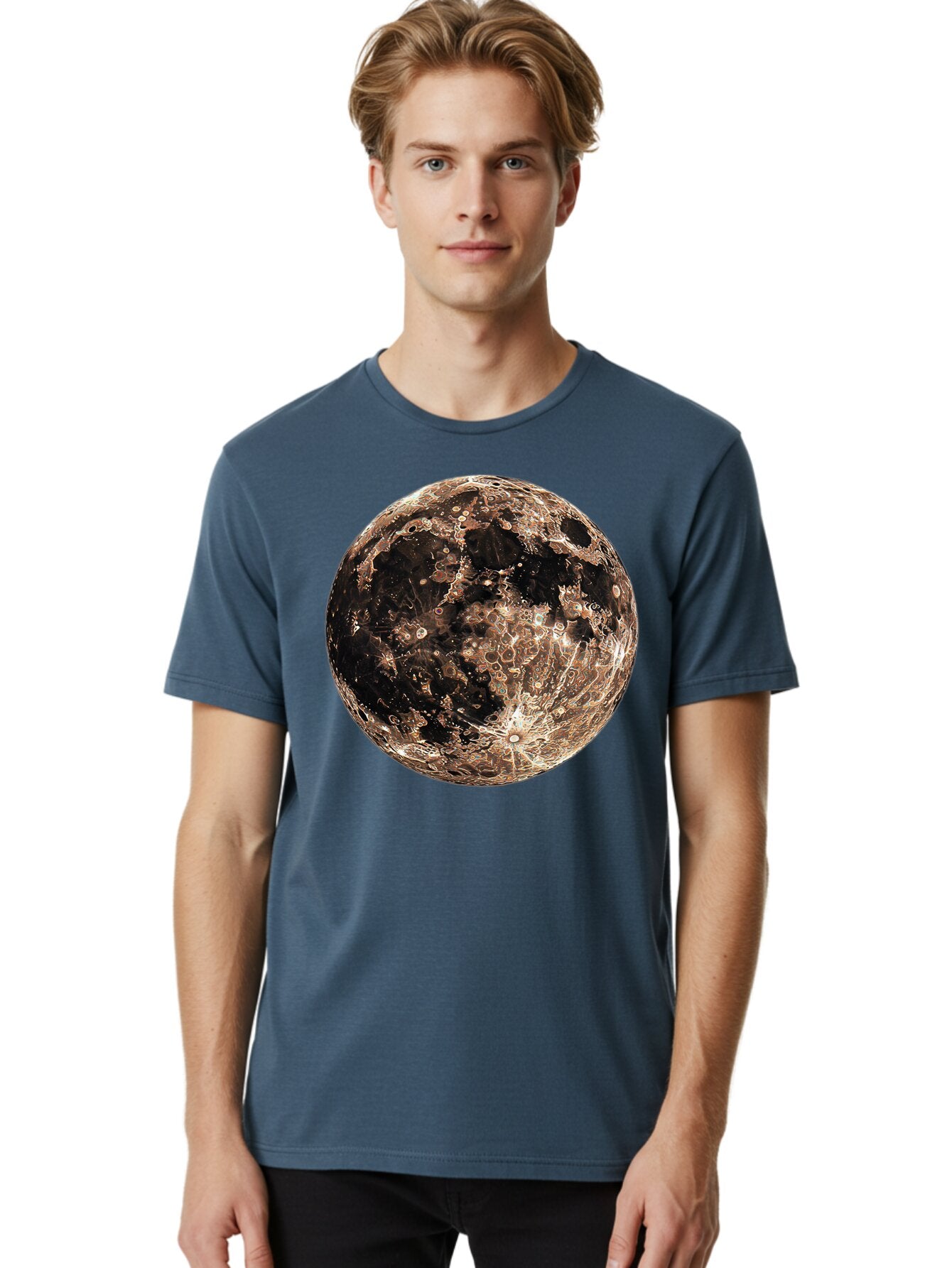 Moon-1 Men'S Graphic Tee, 100% Cotton, Comfortable Casual Summer Wear, Machine Washable, Vintage Camera, Old Camera, Antique Camera, Black Camera, Classic Photography, Photography Equipment, Nostalgic Device, Film Camera, Camera Art Bao665 29
