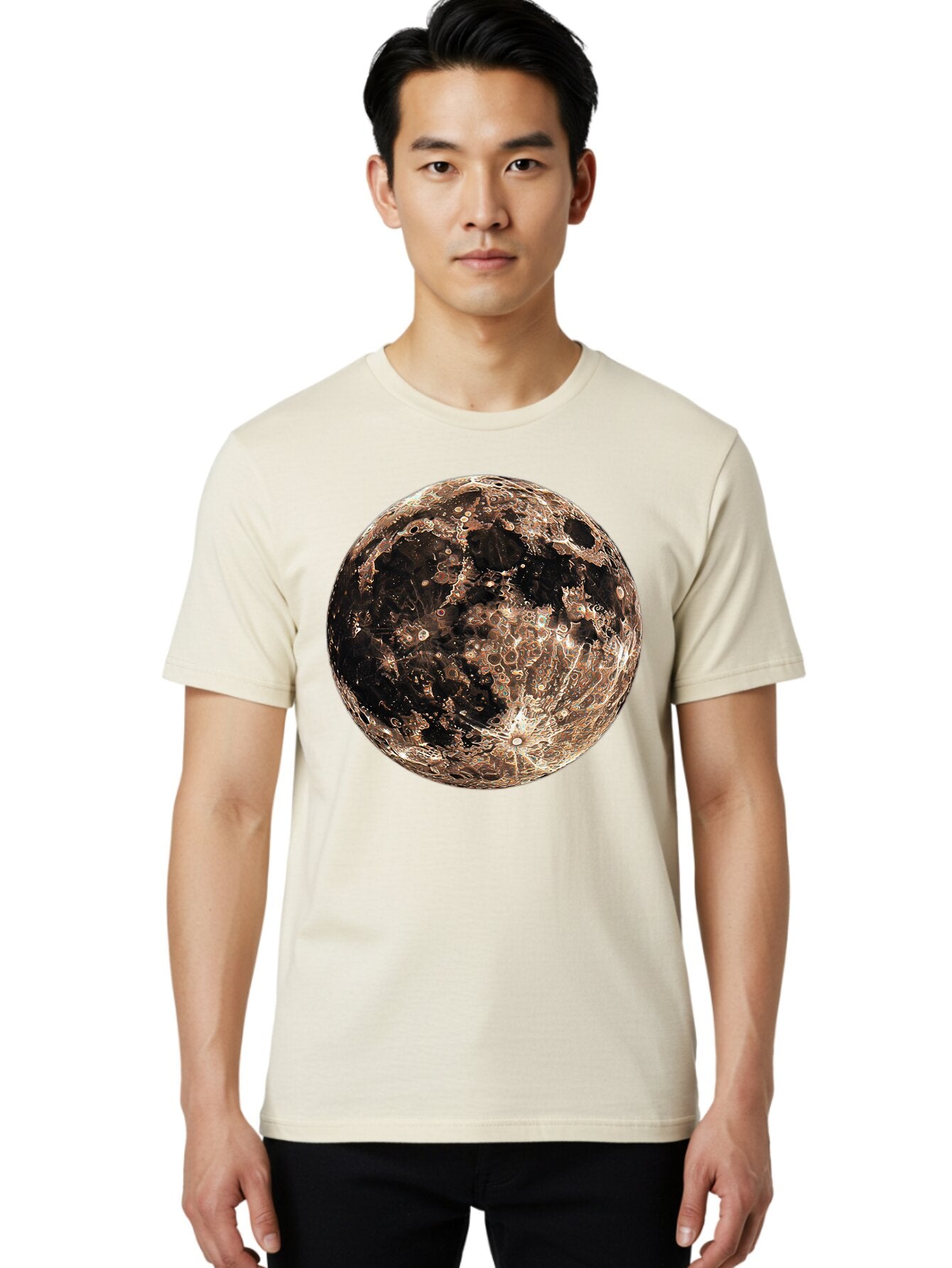 Moon-1 Men'S Graphic Tee, 100% Cotton, Comfortable Casual Summer Wear, Machine Washable, Vintage Camera, Old Camera, Antique Camera, Black Camera, Classic Photography, Photography Equipment, Nostalgic Device, Film Camera, Camera Art Bao665 18