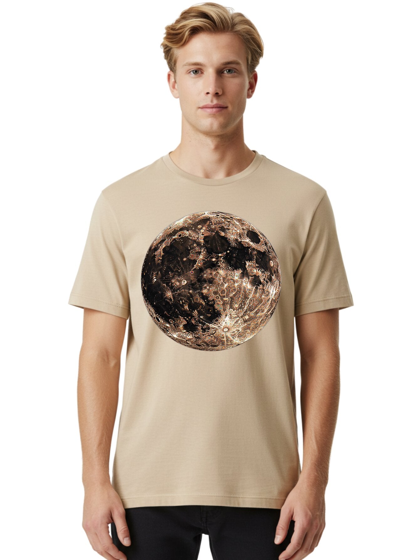 Moon-1 Men'S Graphic Tee, 100% Cotton, Comfortable Casual Summer Wear, Machine Washable, Vintage Camera, Old Camera, Antique Camera, Black Camera, Classic Photography, Photography Equipment, Nostalgic Device, Film Camera, Camera Art Bao665 27