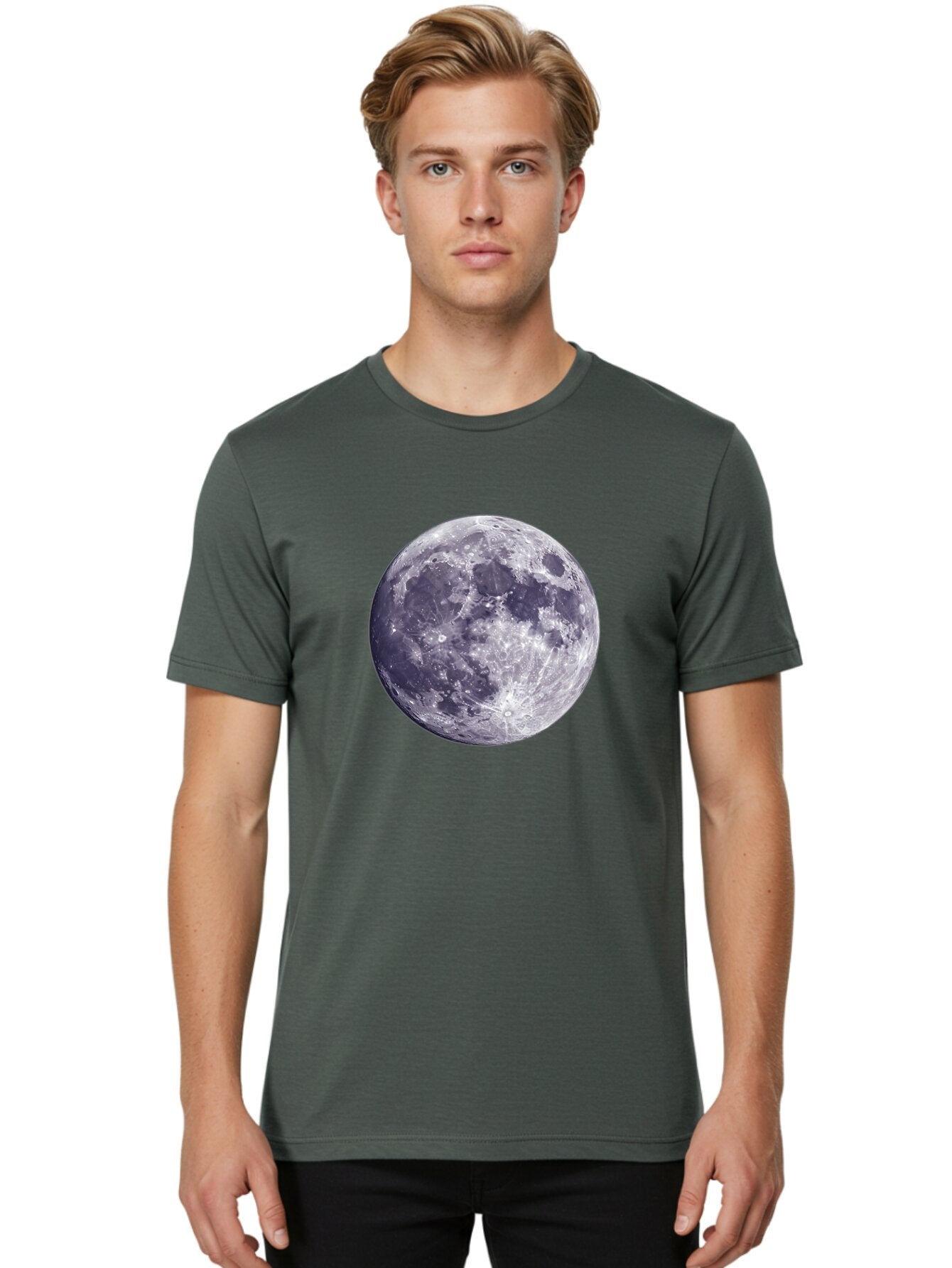 Moon-2 Men'S Graphic Tee, 100% Cotton, Comfortable Casual Summer Wear, Machine Washable, Vintage Camera, Old Camera, Antique Camera, Black Camera, Classic Photography, Photography Equipment, Nostalgic Device, Film Camera, Camera Art Bao666 27