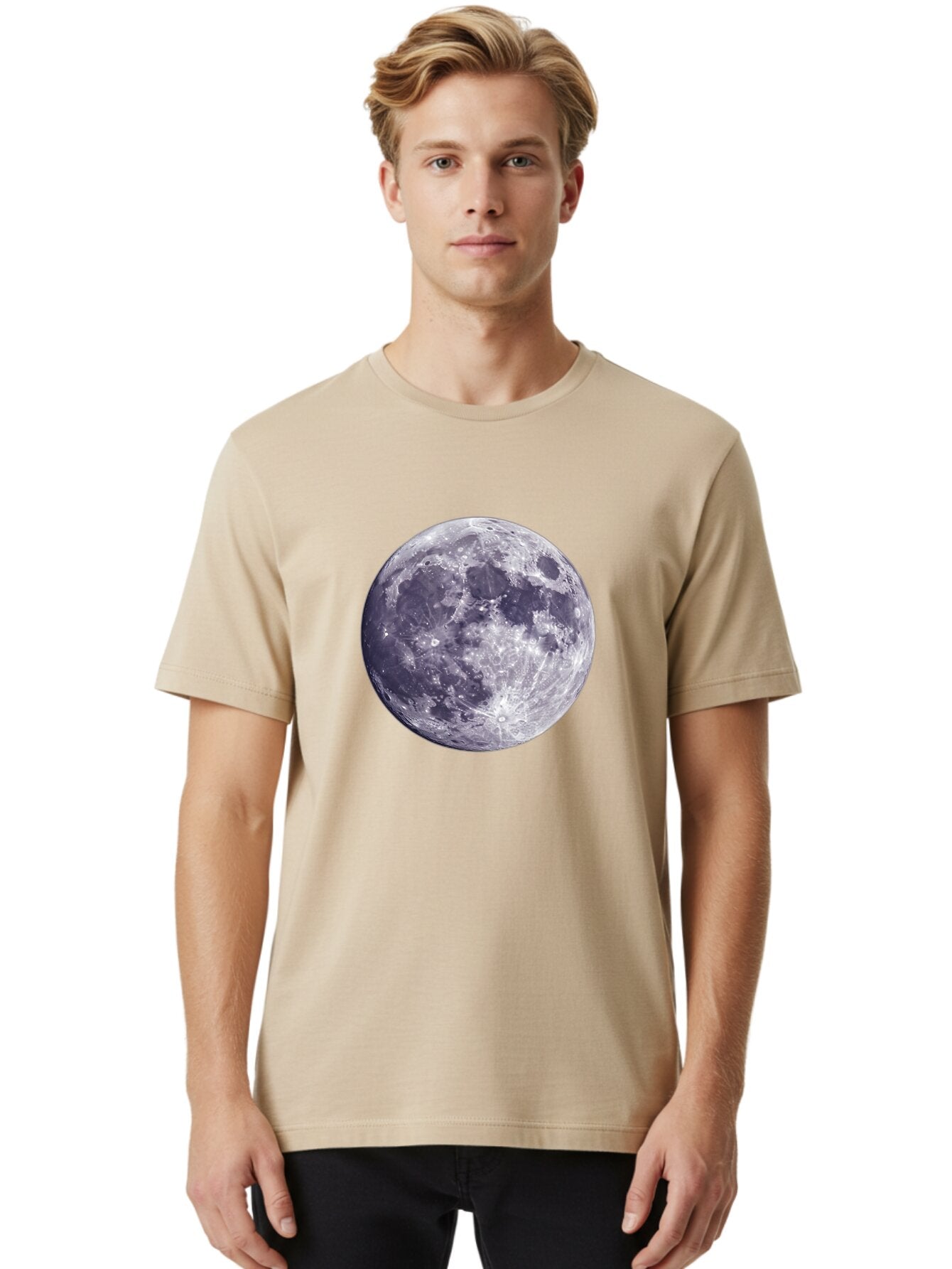 Moon-2 Men'S Graphic Tee, 100% Cotton, Comfortable Casual Summer Wear, Machine Washable, Vintage Camera, Old Camera, Antique Camera, Black Camera, Classic Photography, Photography Equipment, Nostalgic Device, Film Camera, Camera Art Bao666 16