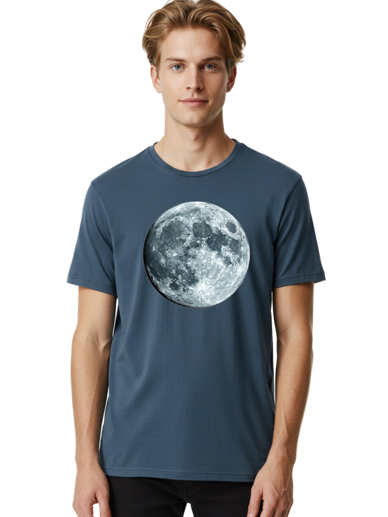 Moon-3 Men'S Graphic Tee, 100% Cotton, Comfortable Casual Summer Wear, Machine Washable, Vintage Camera, Old Camera, Antique Camera, Black Camera, Classic Photography, Photography Equipment, Nostalgic Device, Film Camera, Camera Art Bao667 21
