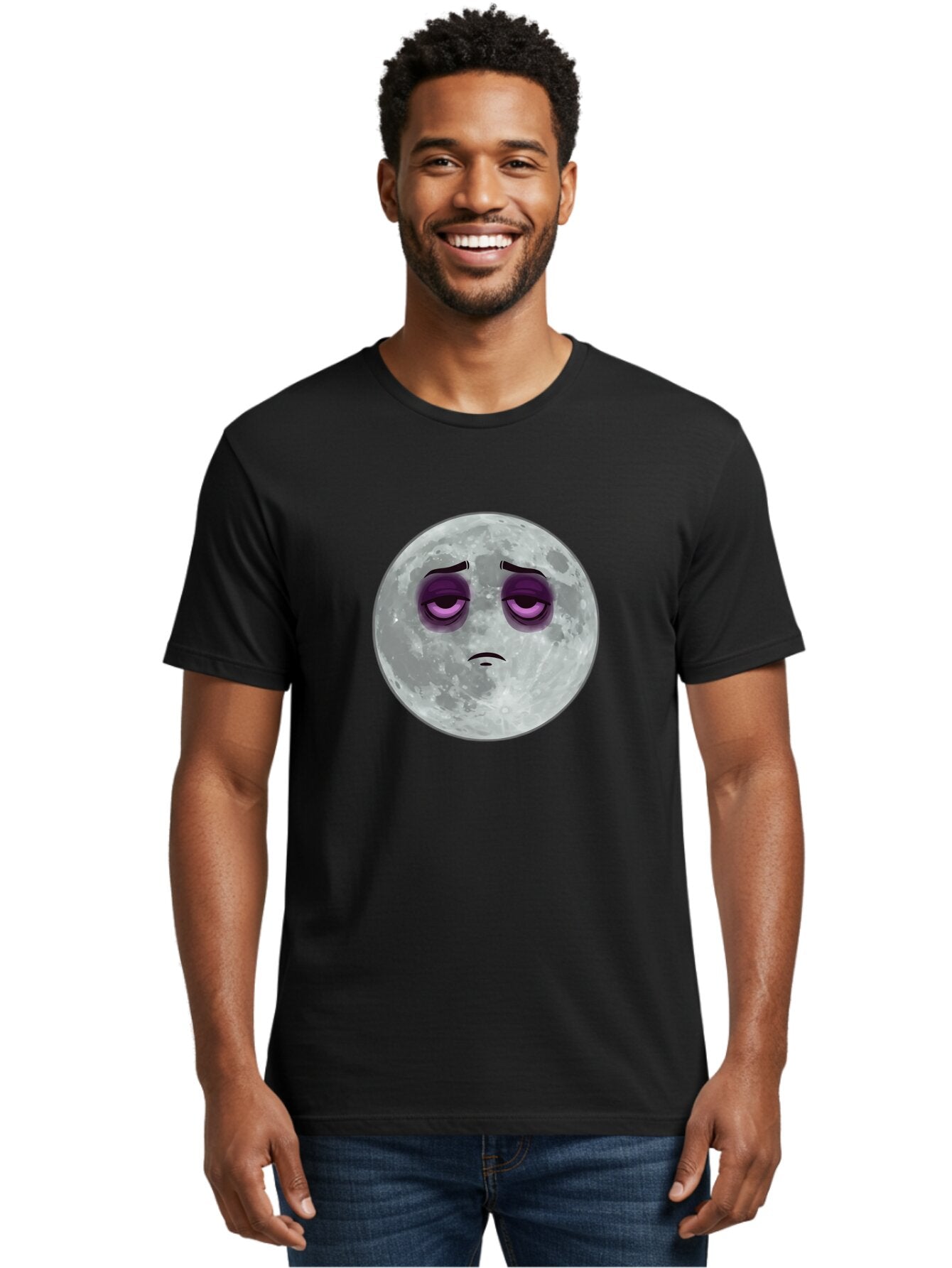 Moon-Emoji Men'S Graphic Tee, 100% Cotton, Comfortable Casual Summer Wear, Machine Washable, Vintage Camera, Old Camera, Antique Camera, Black Camera, Classic Photography, Photography Equipment, Nostalgic Device, Film Camera, Camera Art Bao668 27