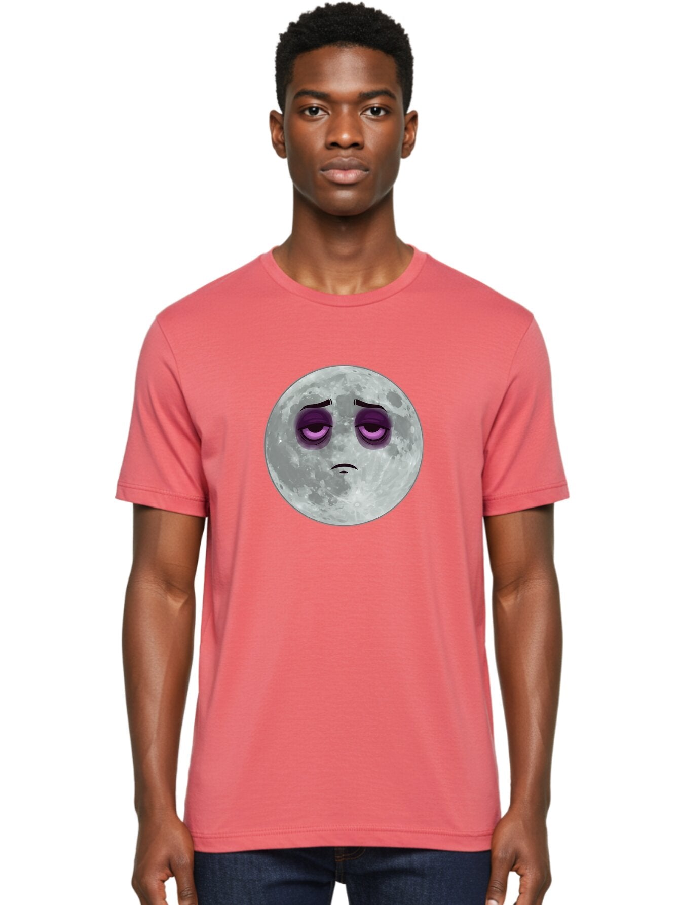 Moon-Emoji Men'S Graphic Tee, 100% Cotton, Comfortable Casual Summer Wear, Machine Washable, Vintage Camera, Old Camera, Antique Camera, Black Camera, Classic Photography, Photography Equipment, Nostalgic Device, Film Camera, Camera Art Bao668 17