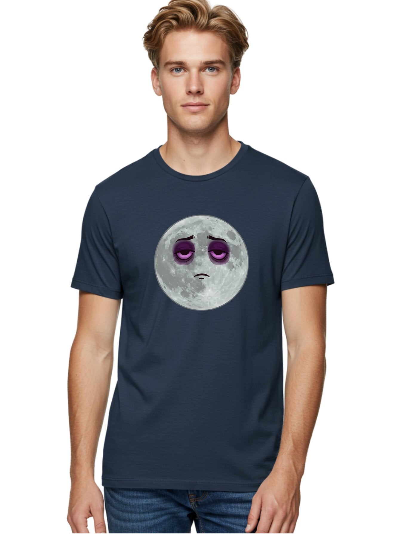 Moon-Emoji Men'S Graphic Tee, 100% Cotton, Comfortable Casual Summer Wear, Machine Washable, Vintage Camera, Old Camera, Antique Camera, Black Camera, Classic Photography, Photography Equipment, Nostalgic Device, Film Camera, Camera Art Bao668 26