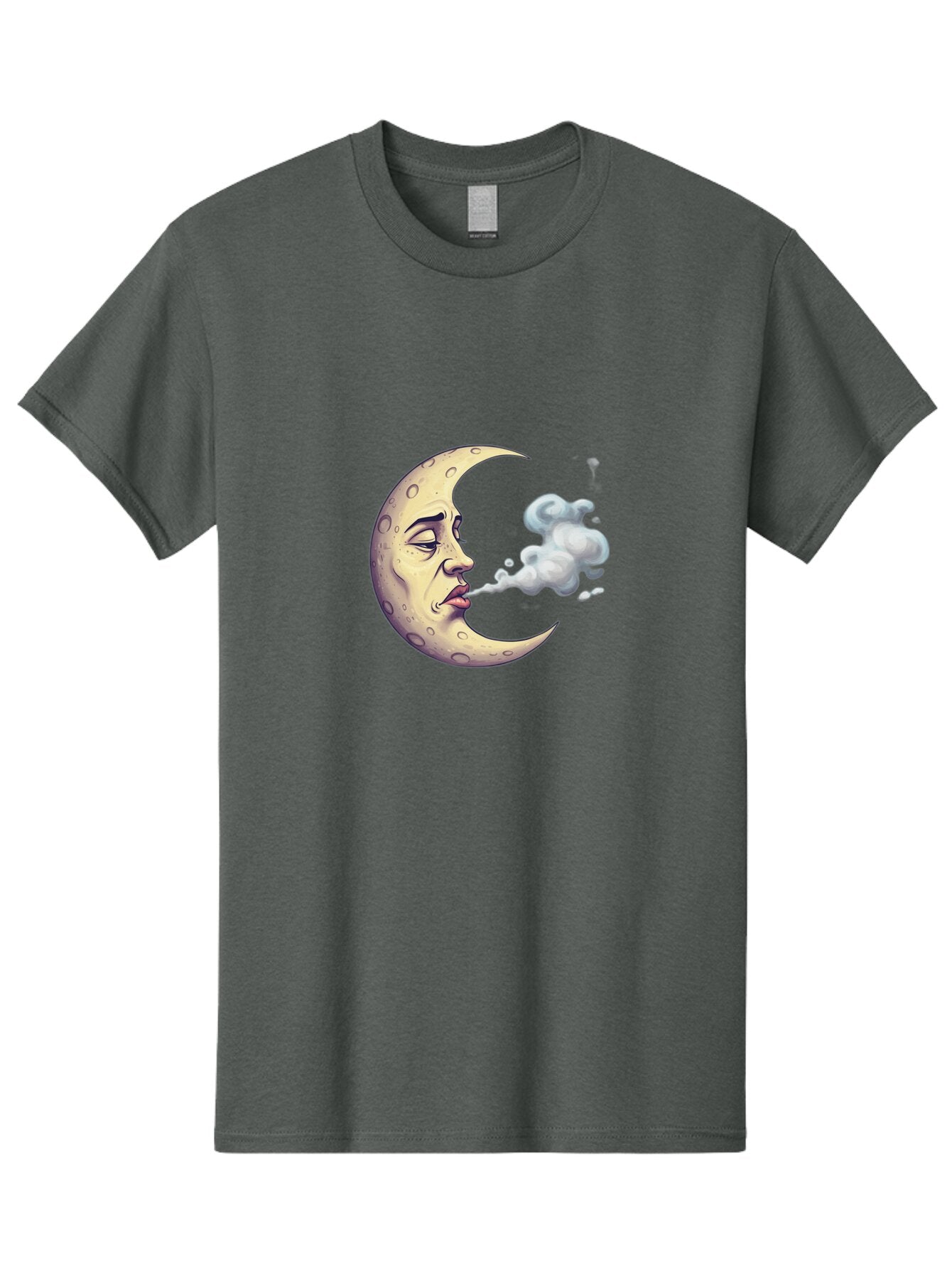 Moon-Smoking Men'S Graphic Tee, 100% Cotton, Comfortable Casual Summer Wear, Machine Washable, Vintage Camera, Old Camera, Antique Camera, Black Camera, Classic Photography, Photography Equipment, Nostalgic Device, Film Camera, Camera Art Bao669 9