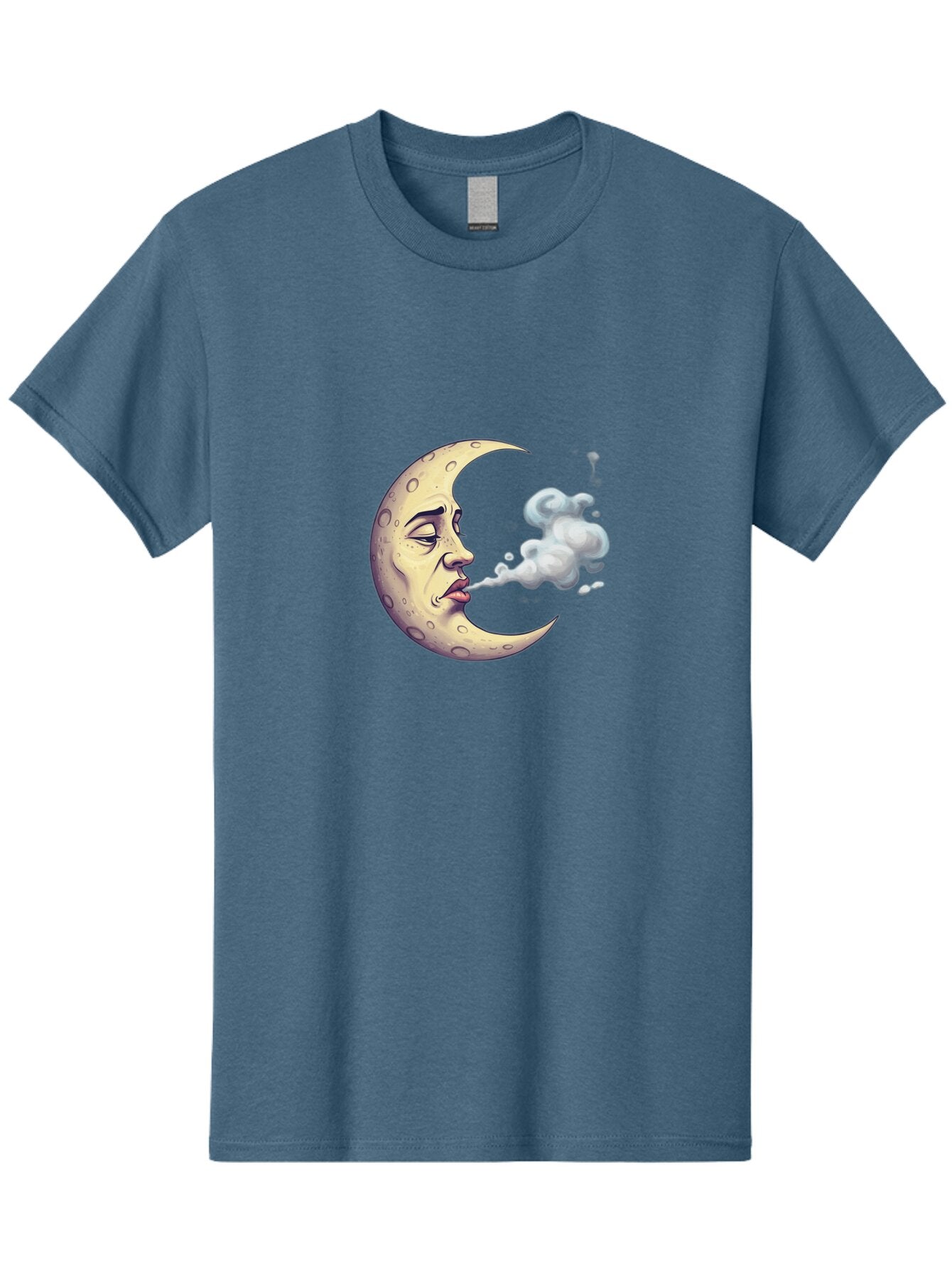 Moon-Smoking Men'S Graphic Tee, 100% Cotton, Comfortable Casual Summer Wear, Machine Washable, Vintage Camera, Old Camera, Antique Camera, Black Camera, Classic Photography, Photography Equipment, Nostalgic Device, Film Camera, Camera Art Bao669 4