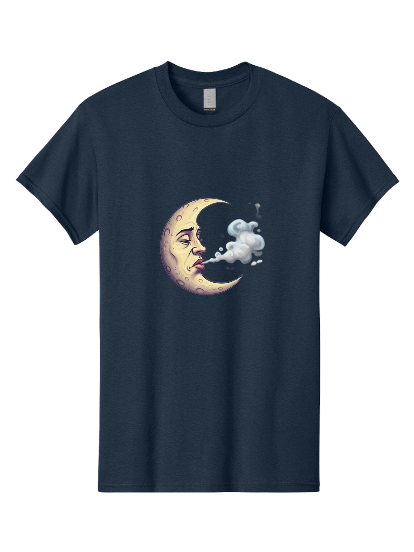 Moon-Smoking Men'S Graphic Tee, 100% Cotton, Comfortable Casual Summer Wear, Machine Washable, Vintage Camera, Old Camera, Antique Camera, Black Camera, Classic Photography, Photography Equipment, Nostalgic Device, Film Camera, Camera Art Bao669 3