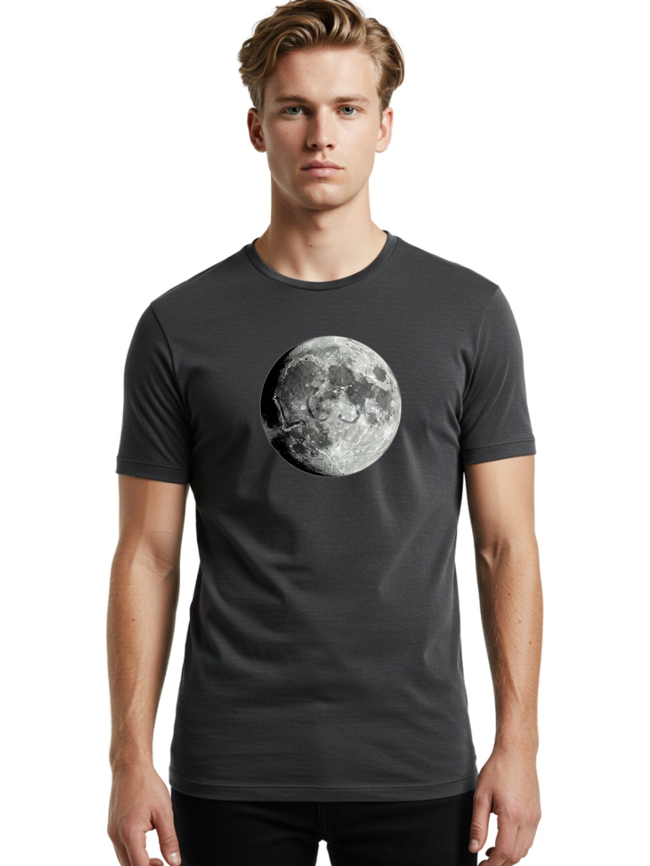 Moon-Surface Men'S Graphic Tee, 100% Cotton, Comfortable Casual Summer Wear, Machine Washable, Vintage Camera, Old Camera, Antique Camera, Black Camera, Classic Photography, Photography Equipment, Nostalgic Device, Film Camera, Camera Art Bao671 27