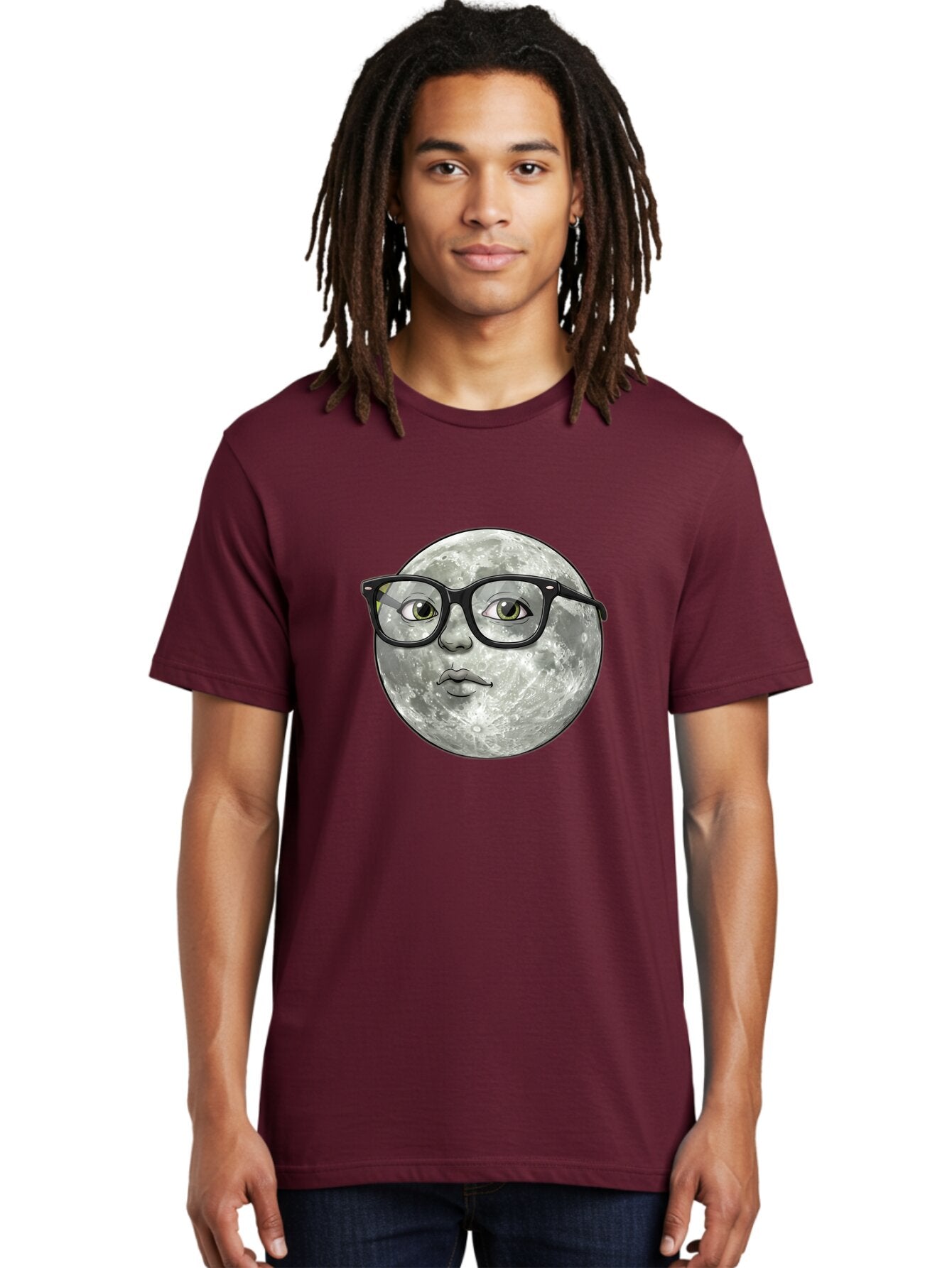 Moon-With-Glasses Men'S Graphic Tee, 100% Cotton, Comfortable Casual Summer Wear, Machine Washable, Vintage Camera, Old Camera, Antique Camera, Black Camera, Classic Photography, Photography Equipment, Nostalgic Device, Film Camera, Camera Art Bao673 17