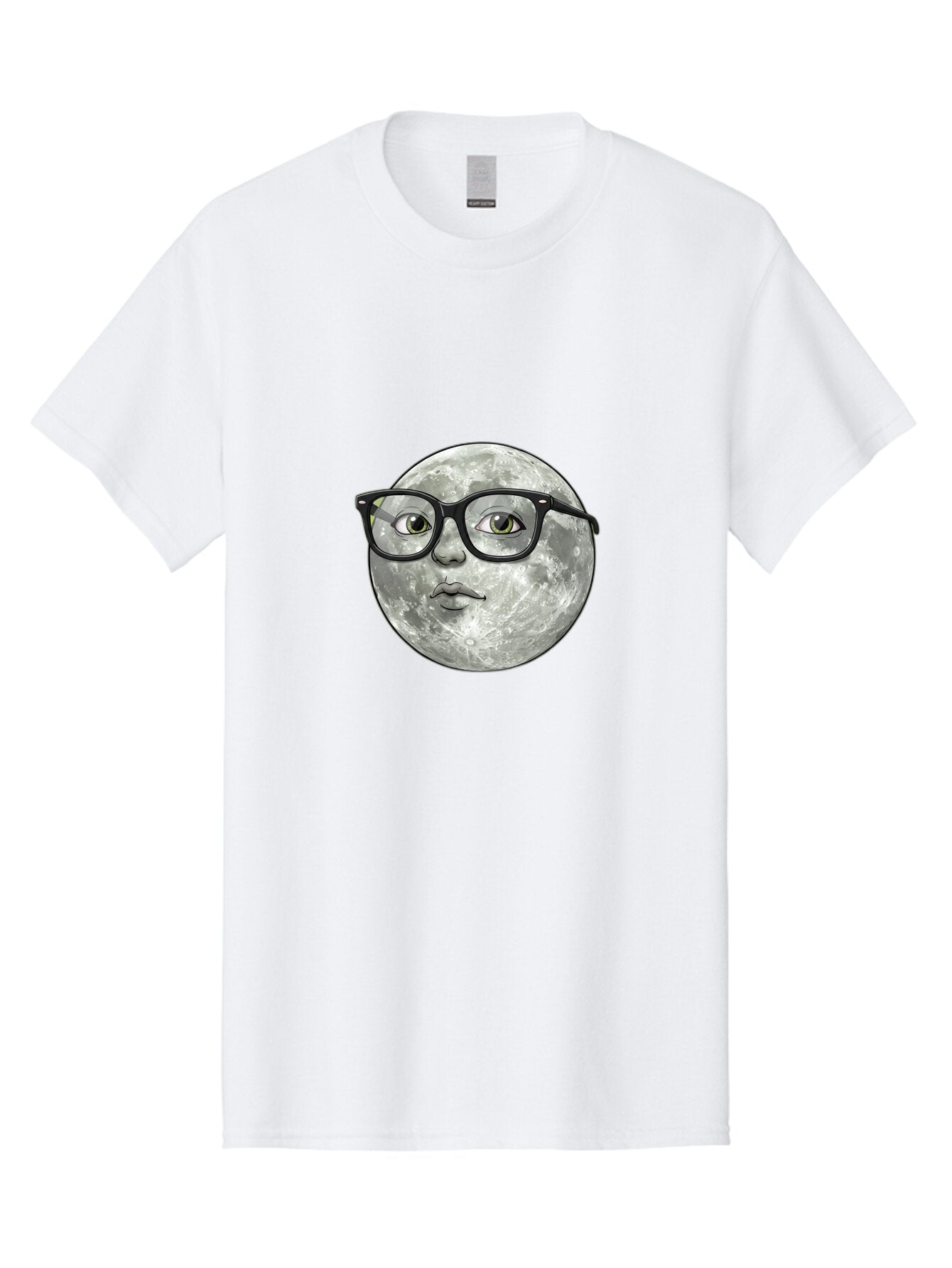 Moon-With-Glasses Men'S Graphic Tee, 100% Cotton, Comfortable Casual Summer Wear, Machine Washable, Vintage Camera, Old Camera, Antique Camera, Black Camera, Classic Photography, Photography Equipment, Nostalgic Device, Film Camera, Camera Art Bao673 3
