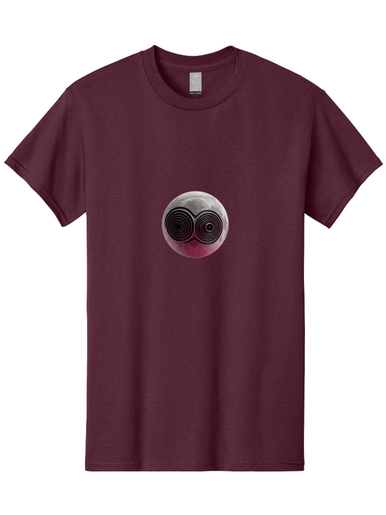 Moon-With-Goggles Men'S Graphic Tee, 100% Cotton, Comfortable Casual Summer Wear, Machine Washable, Vintage Camera, Old Camera, Antique Camera, Black Camera, Classic Photography, Photography Equipment, Nostalgic Device, Film Camera, Camera Art Bao674 5