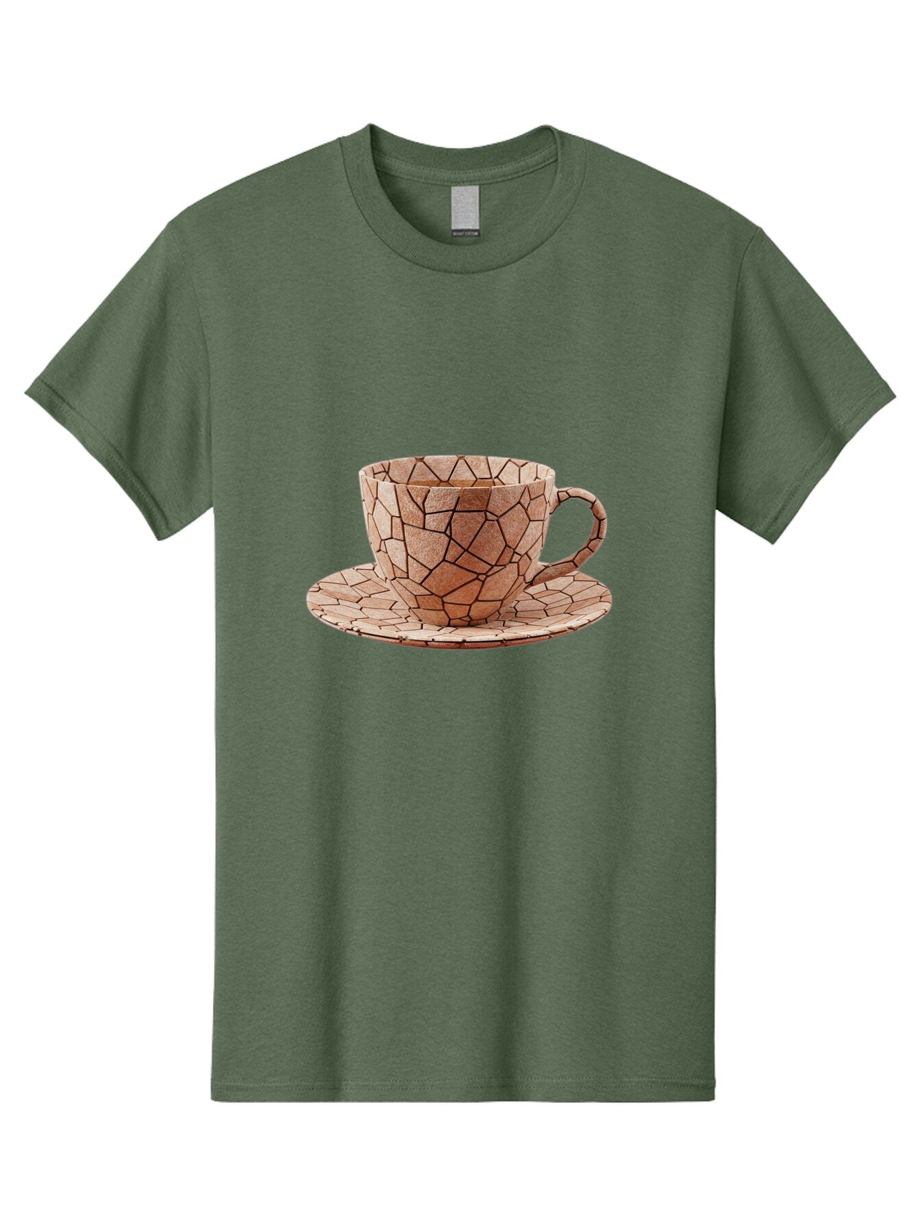 Mosaic-Cup-And-Saucer Men'S Graphic Tee, 100% Cotton, Comfortable Casual Summer Wear, Machine Washable, Vintage Camera, Old Camera, Antique Camera, Black Camera, Classic Photography, Photography Equipment, Nostalgic Device, Film Camera, Bao677 4