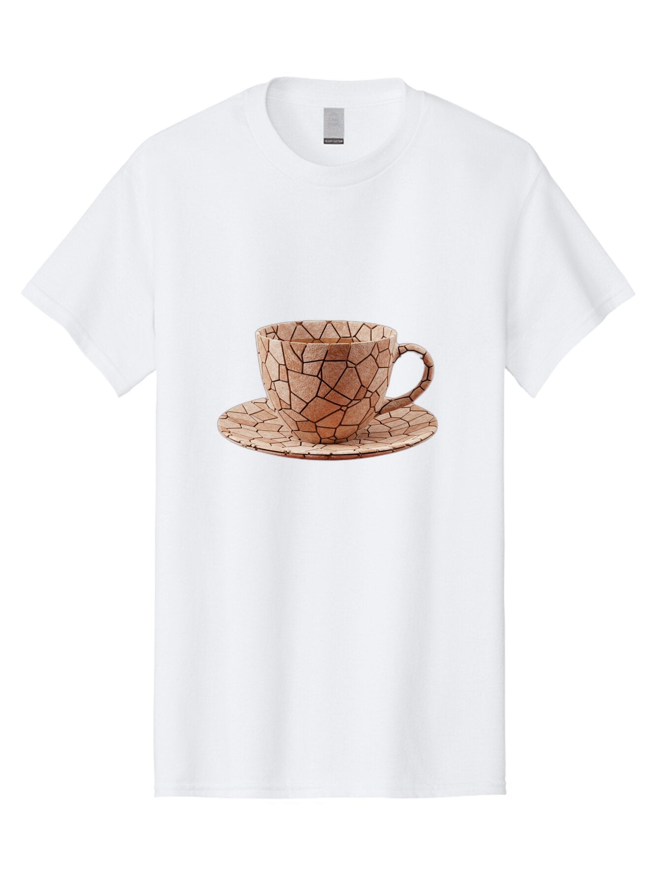 Mosaic-Cup-And-Saucer Men'S Graphic Tee, 100% Cotton, Comfortable Casual Summer Wear, Machine Washable, Vintage Camera, Old Camera, Antique Camera, Black Camera, Classic Photography, Photography Equipment, Nostalgic Device, Film Camera, Bao677 14