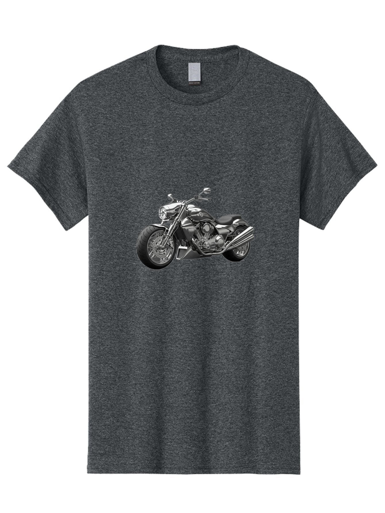 Motorcycle-1 Men'S Graphic Tee, 100% Cotton, Comfortable Casual Summer Wear, Machine Washable, Vintage Camera, Old Camera, Antique Camera, Black Camera, Classic Photography, Photography Equipment, Nostalgic Device, Film Camera, Camera Art Bao680 7