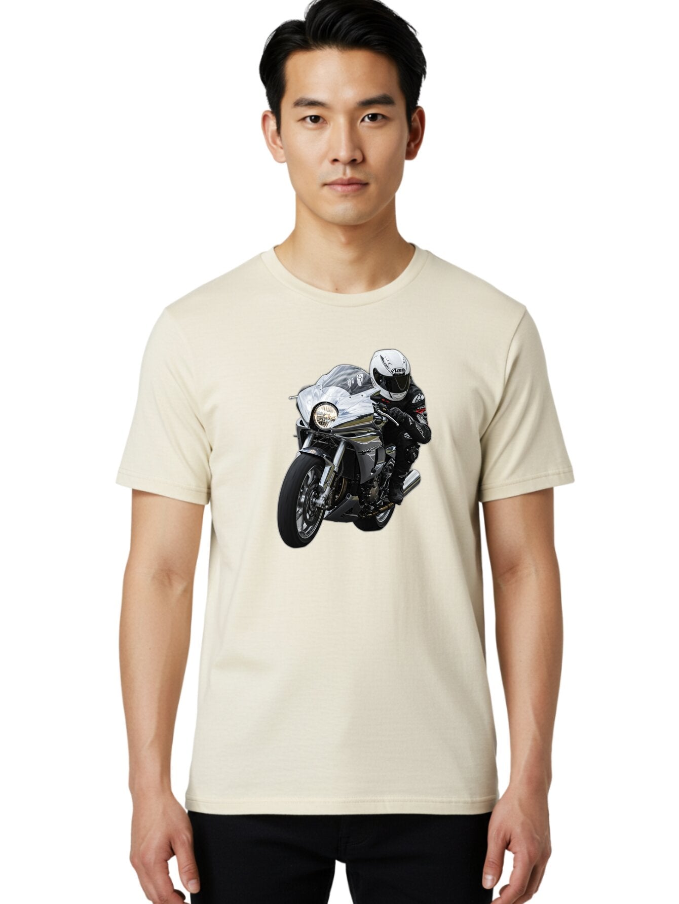 Motorcycle-Rider Men'S Graphic Tee, 100% Cotton, Comfortable Casual Summer Wear, Machine Washable, Vintage Camera, Old Camera, Antique Camera, Black Camera, Classic Photography, Photography Equipment, Nostalgic Device, Film Camera, Camera Art Bao681 16