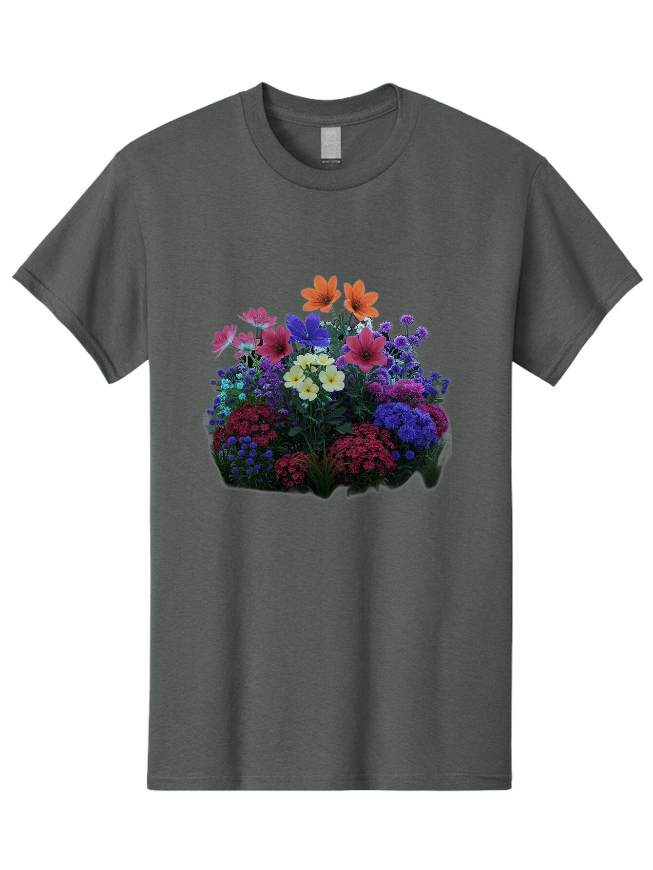 Multicolored-Flowers Men'S Graphic Tee, 100% Cotton, Comfortable Casual Summer Wear, Machine Washable, Vintage Camera, Old Camera, Antique Camera, Black Camera, Classic Photography, Photography Equipment, Nostalgic Device, Film Camera, Bao683 11