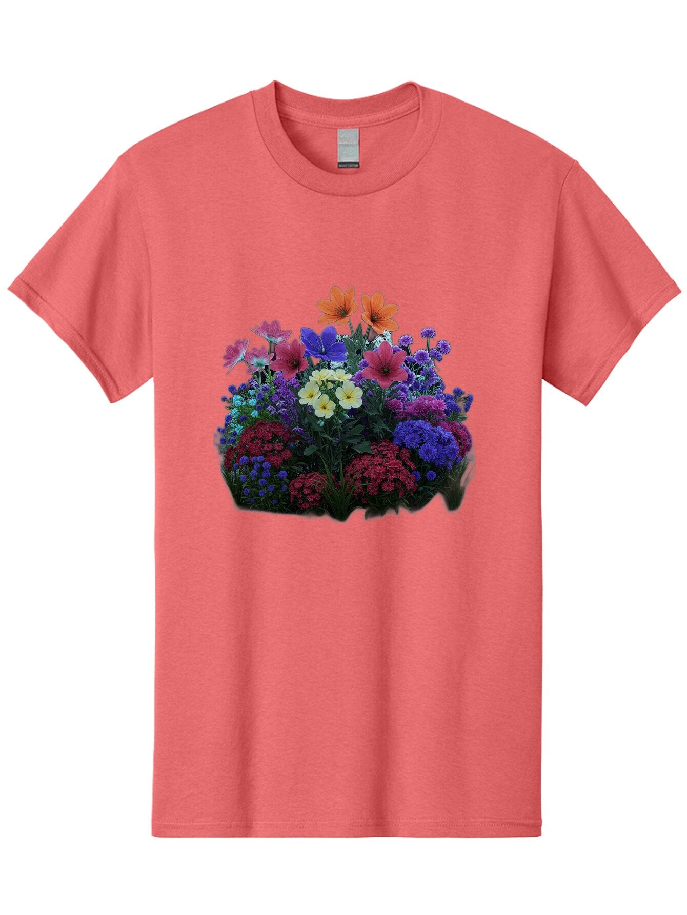 Multicolored-Flowers Men'S Graphic Tee, 100% Cotton, Comfortable Casual Summer Wear, Machine Washable, Vintage Camera, Old Camera, Antique Camera, Black Camera, Classic Photography, Photography Equipment, Nostalgic Device, Film Camera, Bao683 8
