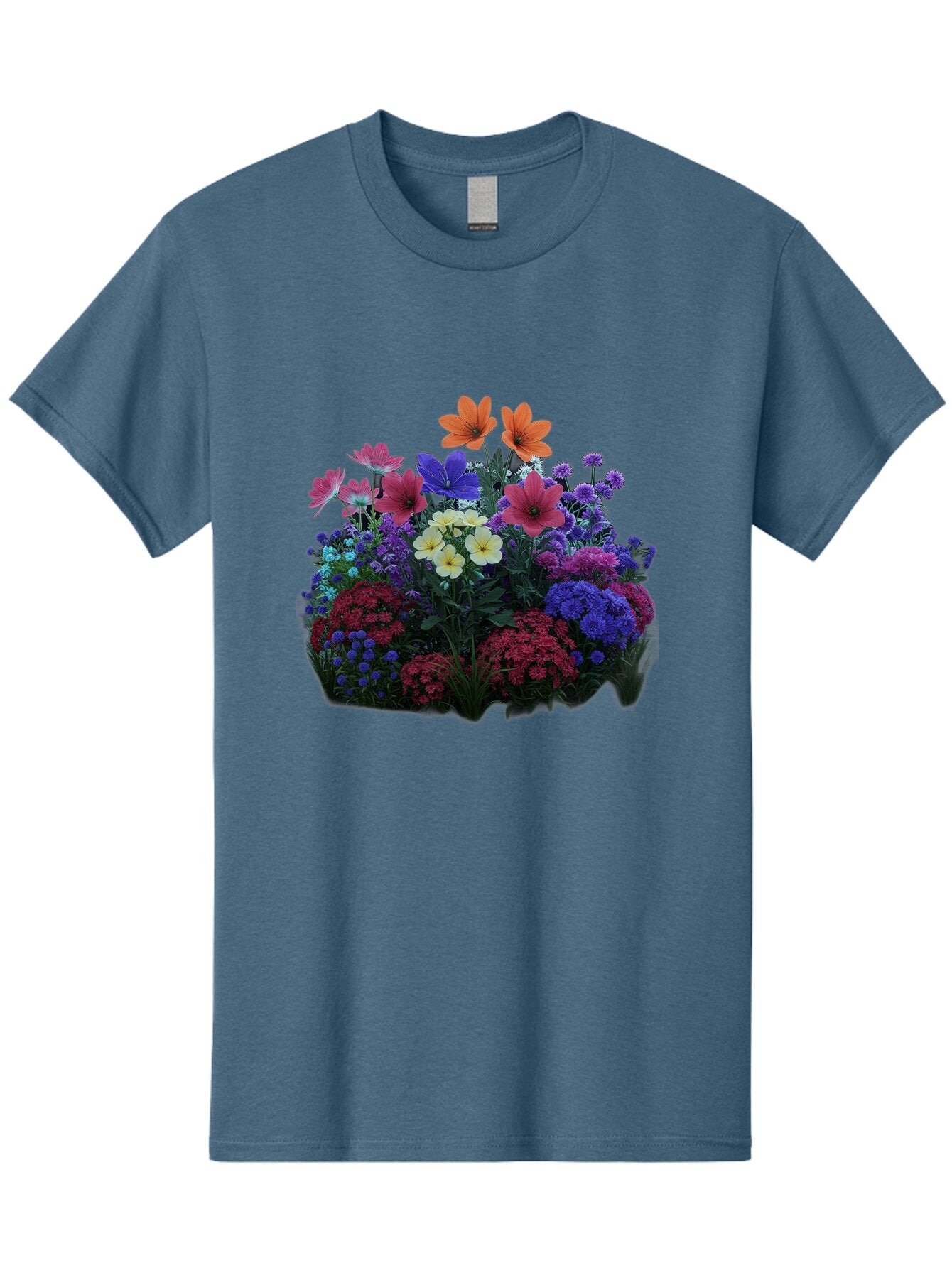 Multicolored-Flowers Men'S Graphic Tee, 100% Cotton, Comfortable Casual Summer Wear, Machine Washable, Vintage Camera, Old Camera, Antique Camera, Black Camera, Classic Photography, Photography Equipment, Nostalgic Device, Film Camera, Bao683 7