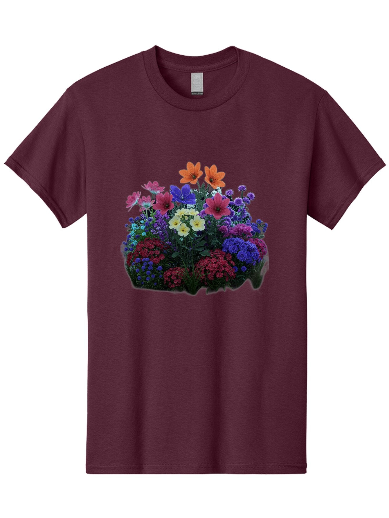 Multicolored-Flowers Men'S Graphic Tee, 100% Cotton, Comfortable Casual Summer Wear, Machine Washable, Vintage Camera, Old Camera, Antique Camera, Black Camera, Classic Photography, Photography Equipment, Nostalgic Device, Film Camera, Bao683 12