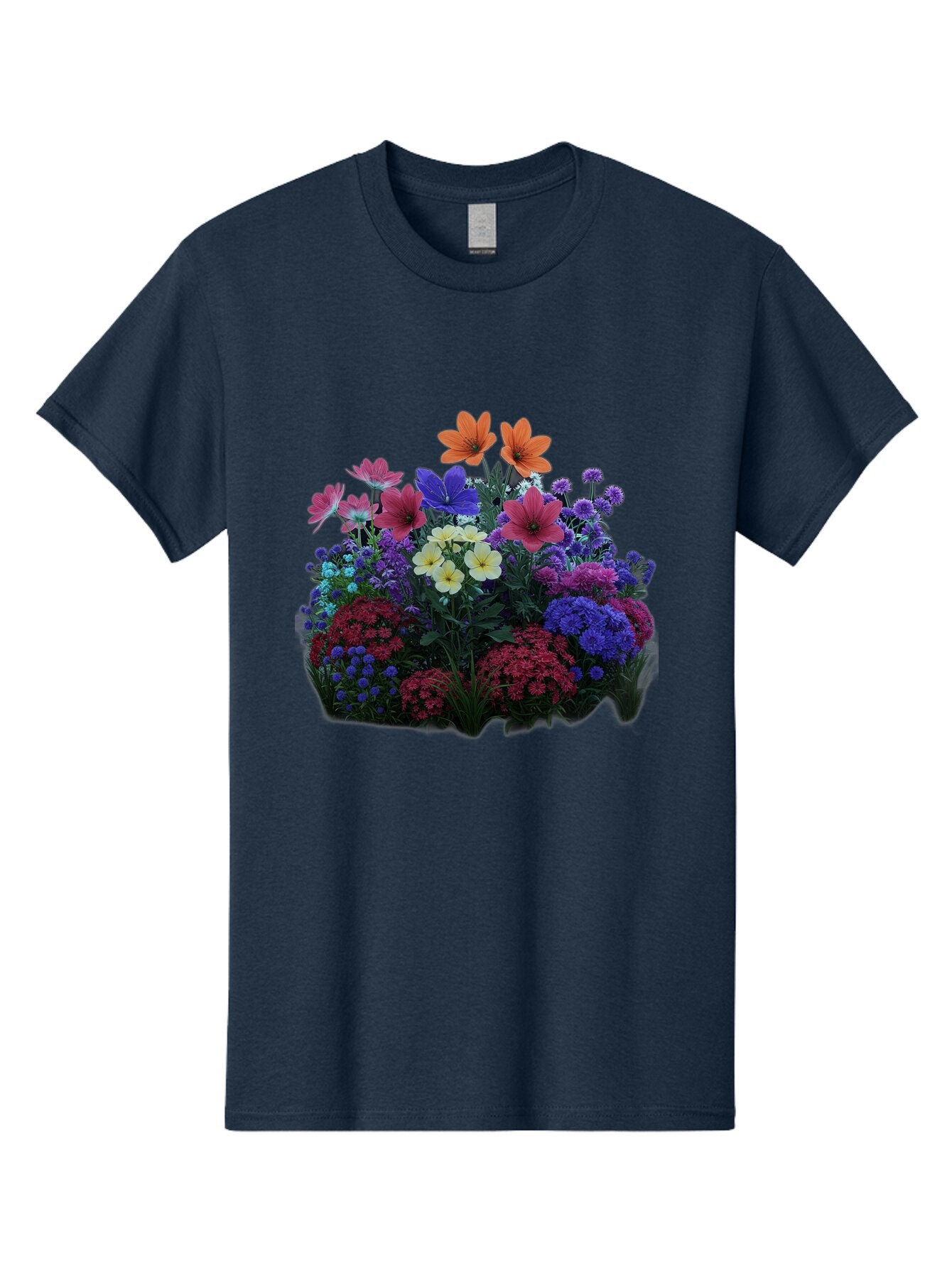 Multicolored-Flowers Men'S Graphic Tee, 100% Cotton, Comfortable Casual Summer Wear, Machine Washable, Vintage Camera, Old Camera, Antique Camera, Black Camera, Classic Photography, Photography Equipment, Nostalgic Device, Film Camera, Bao683 9