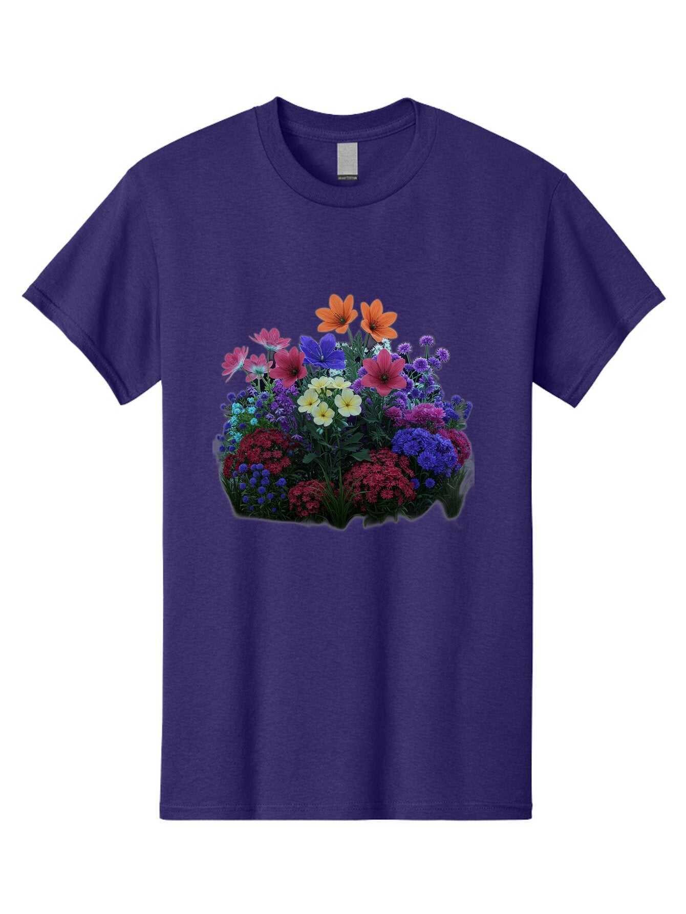 Multicolored-Flowers Men'S Graphic Tee, 100% Cotton, Comfortable Casual Summer Wear, Machine Washable, Vintage Camera, Old Camera, Antique Camera, Black Camera, Classic Photography, Photography Equipment, Nostalgic Device, Film Camera, Bao683 15