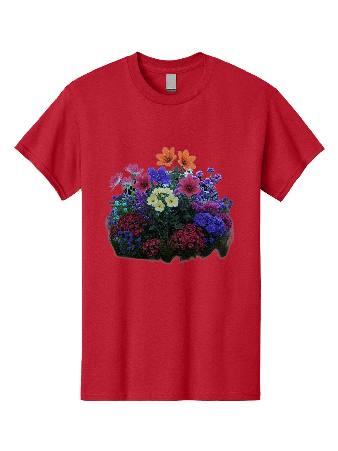 Multicolored-Flowers Men'S Graphic Tee, 100% Cotton, Comfortable Casual Summer Wear, Machine Washable, Vintage Camera, Old Camera, Antique Camera, Black Camera, Classic Photography, Photography Equipment, Nostalgic Device, Film Camera, Bao683 4