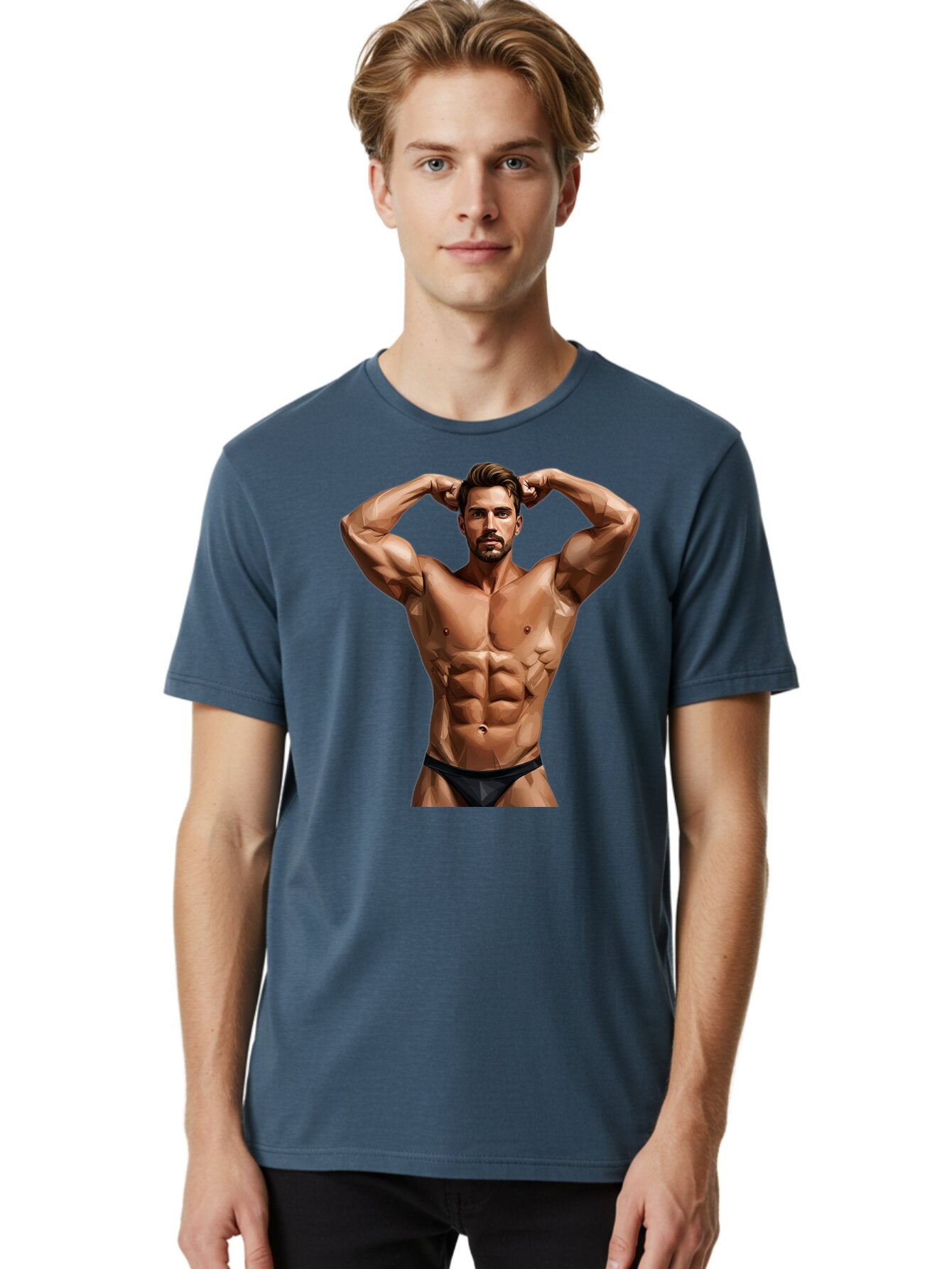 Muscular-Man-1 Men'S Graphic Tee, 100% Cotton, Comfortable Casual Summer Wear, Machine Washable, Vintage Camera, Old Camera, Antique Camera, Black Camera, Classic Photography, Photography Equipment, Nostalgic Device, Film Camera, Camera Art Bao684 24