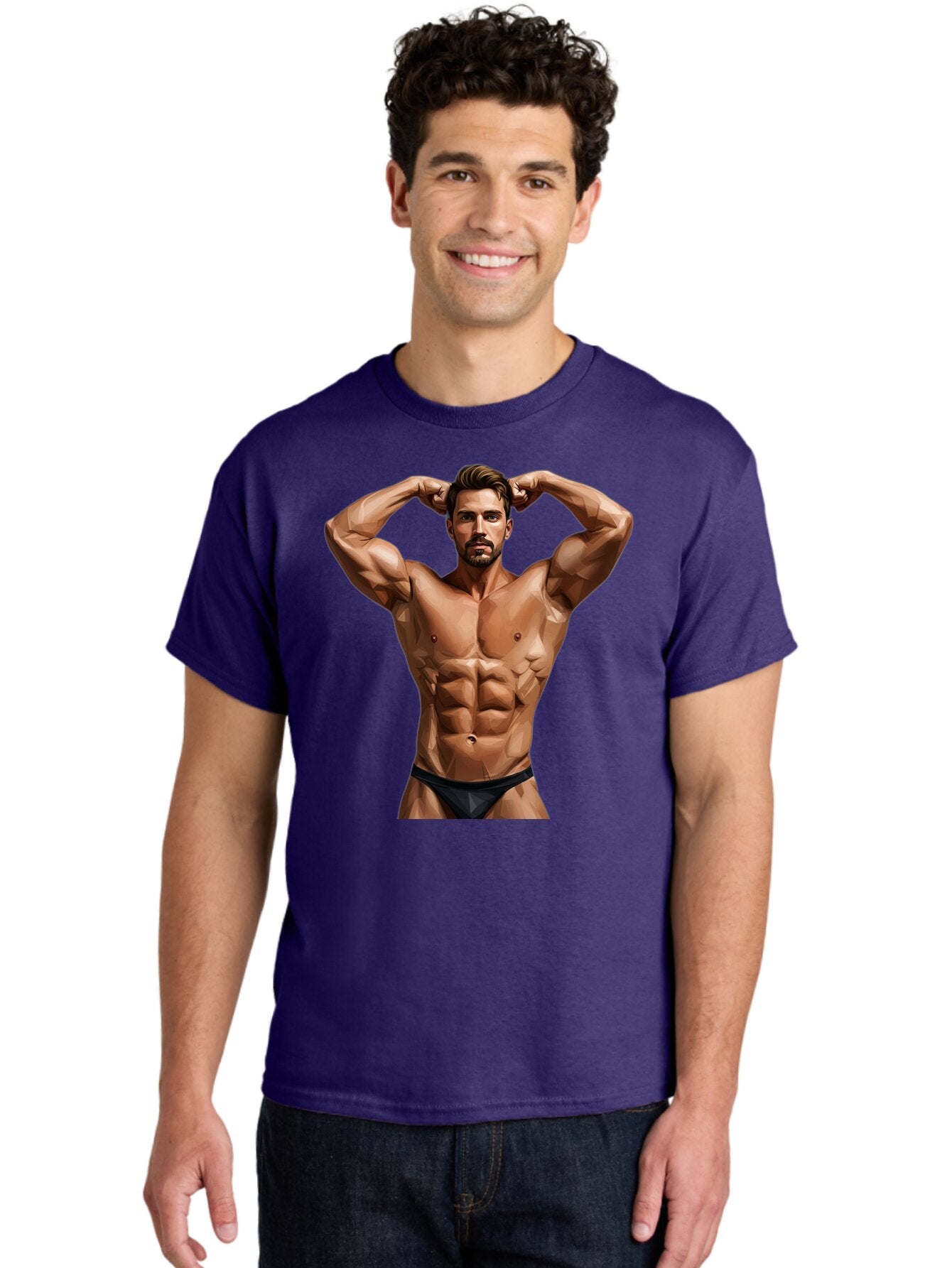 Muscular-Man-1 Men'S Graphic Tee, 100% Cotton, Comfortable Casual Summer Wear, Machine Washable, Vintage Camera, Old Camera, Antique Camera, Black Camera, Classic Photography, Photography Equipment, Nostalgic Device, Film Camera, Camera Art Bao684 17