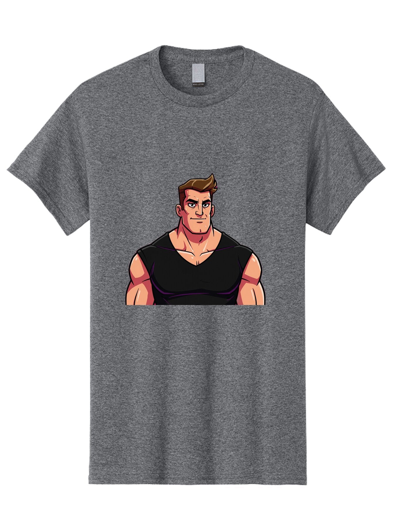 Muscular-Man Men'S Graphic Tee, 100% Cotton, Comfortable Casual Summer Wear, Machine Washable, Vintage Camera, Old Camera, Antique Camera, Black Camera, Classic Photography, Photography Equipment, Nostalgic Device, Film Camera, Camera Art Bao685 4