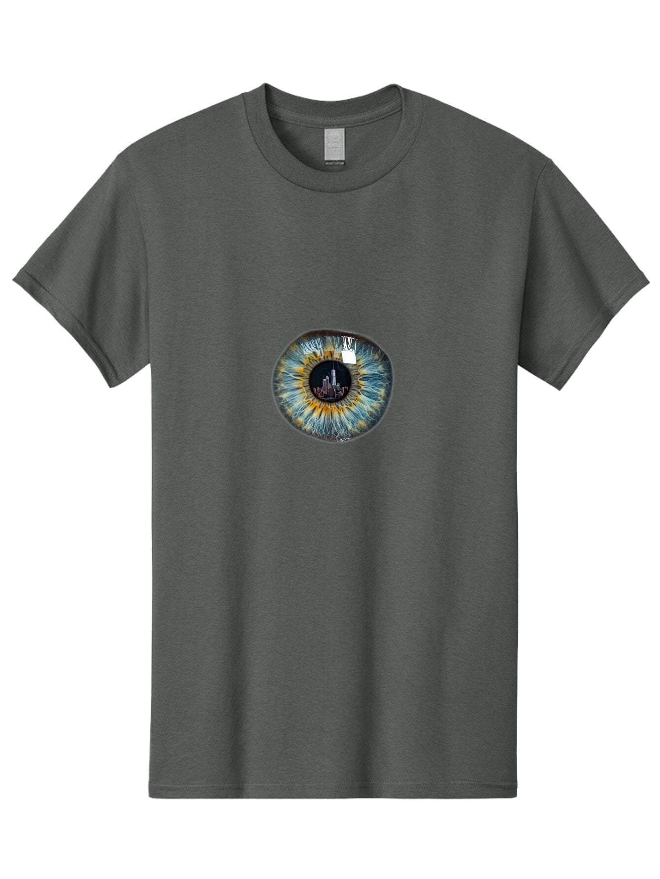 New-York-City-Skyline-Eye Men'S Graphic Tee, 100% Cotton, Comfortable Casual Summer Wear, Machine Washable, Vintage Camera, Old Camera, Antique Camera, Black Camera, Classic Photography, Photography Equipment, Nostalgic Device, Film Camera, Bao694 15