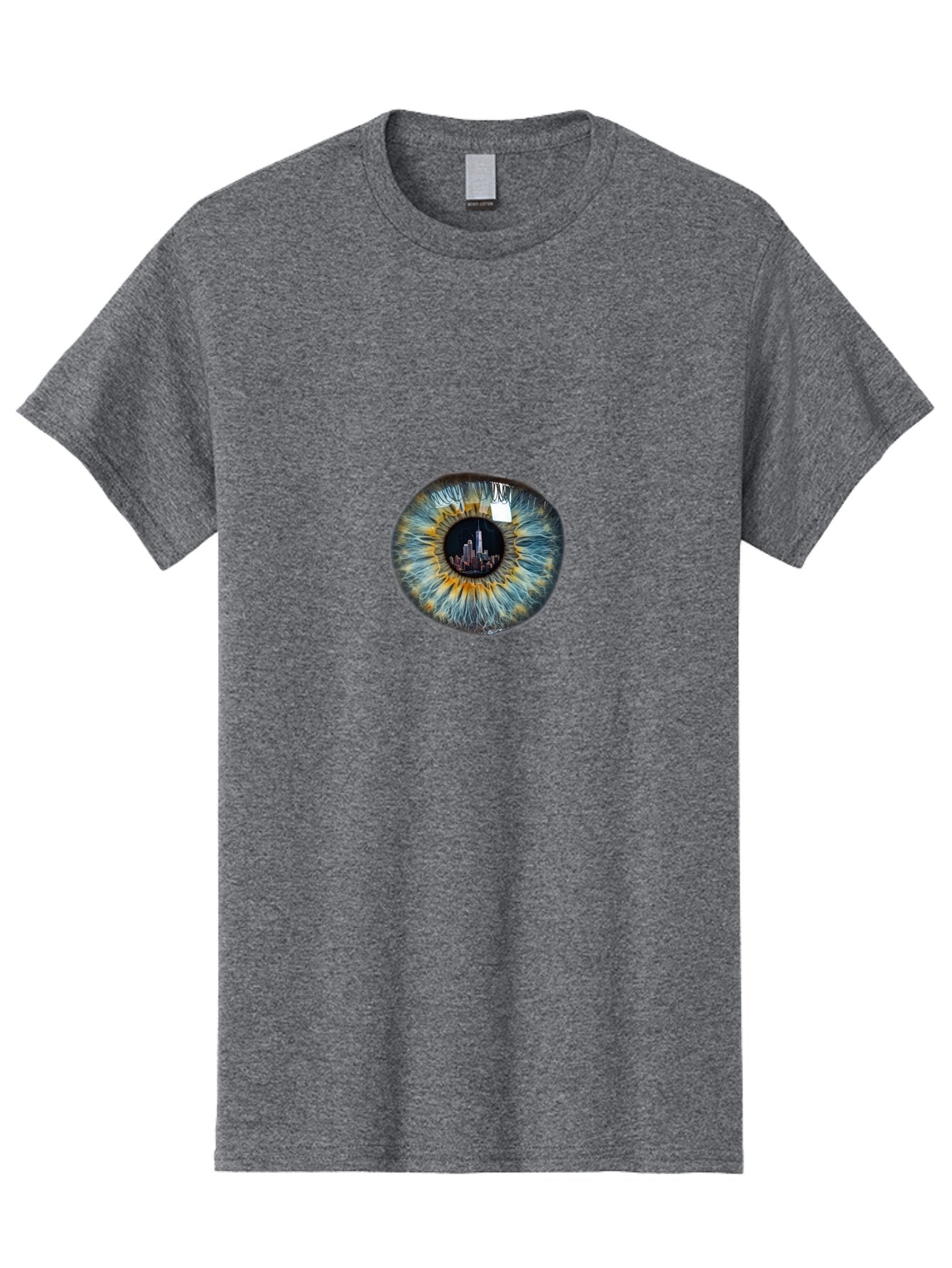 New-York-City-Skyline-Eye Men'S Graphic Tee, 100% Cotton, Comfortable Casual Summer Wear, Machine Washable, Vintage Camera, Old Camera, Antique Camera, Black Camera, Classic Photography, Photography Equipment, Nostalgic Device, Film Camera, Bao694 13