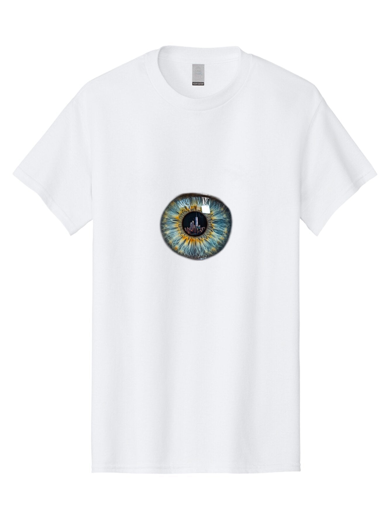New-York-City-Skyline-Eye Men'S Graphic Tee, 100% Cotton, Comfortable Casual Summer Wear, Machine Washable, Vintage Camera, Old Camera, Antique Camera, Black Camera, Classic Photography, Photography Equipment, Nostalgic Device, Film Camera, Bao694 11